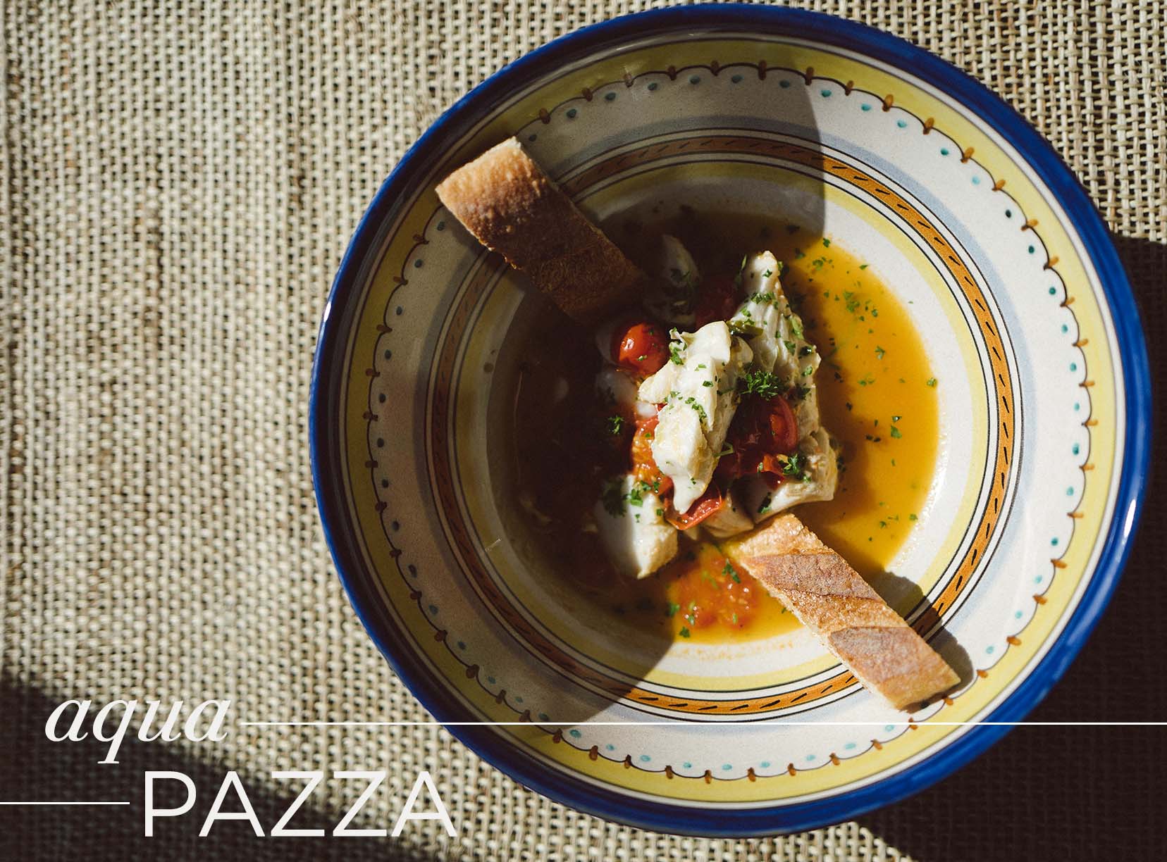 AQUA PAZZA | IN 5 STEPS