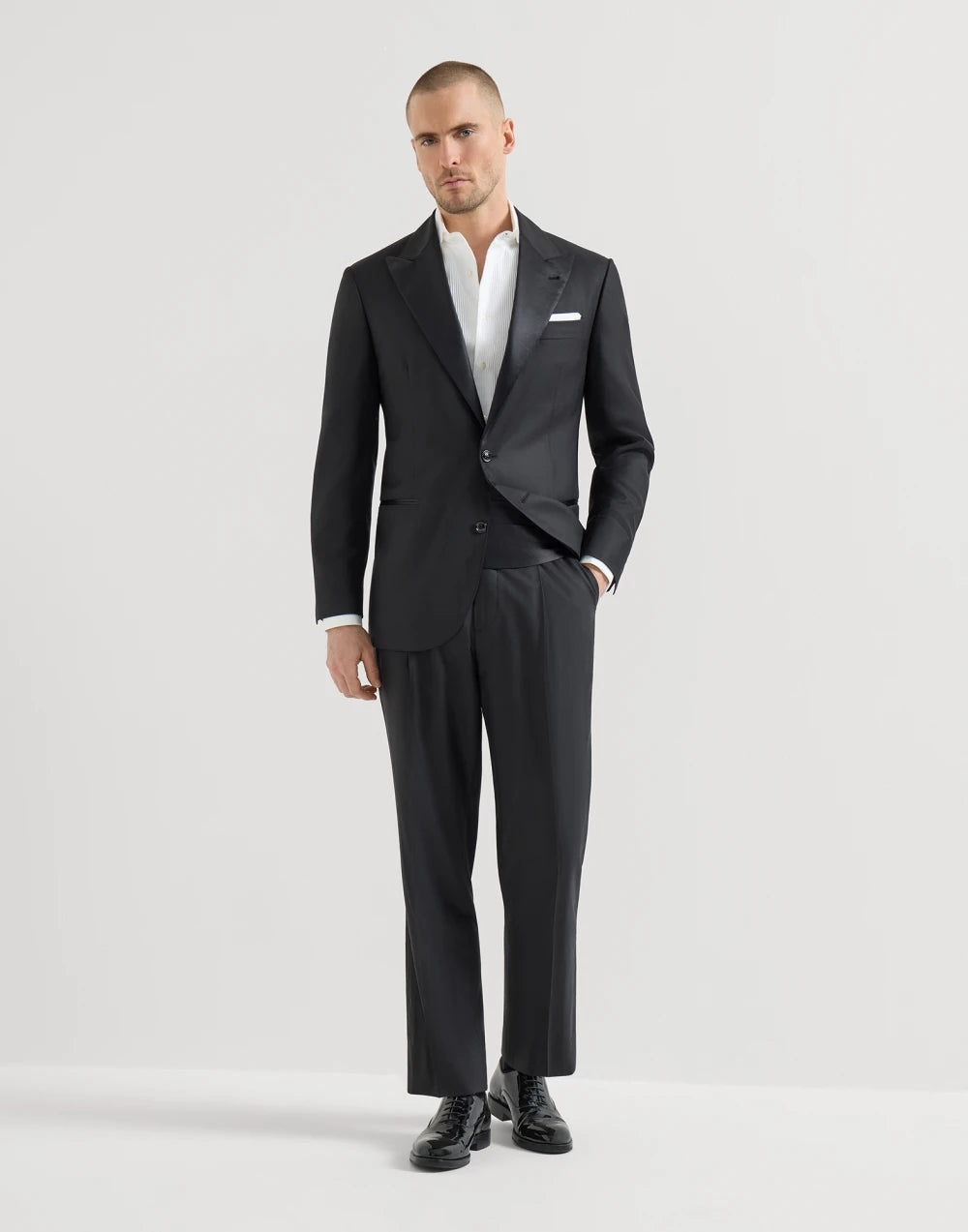 Custom Tuxedo with Peak Lapel