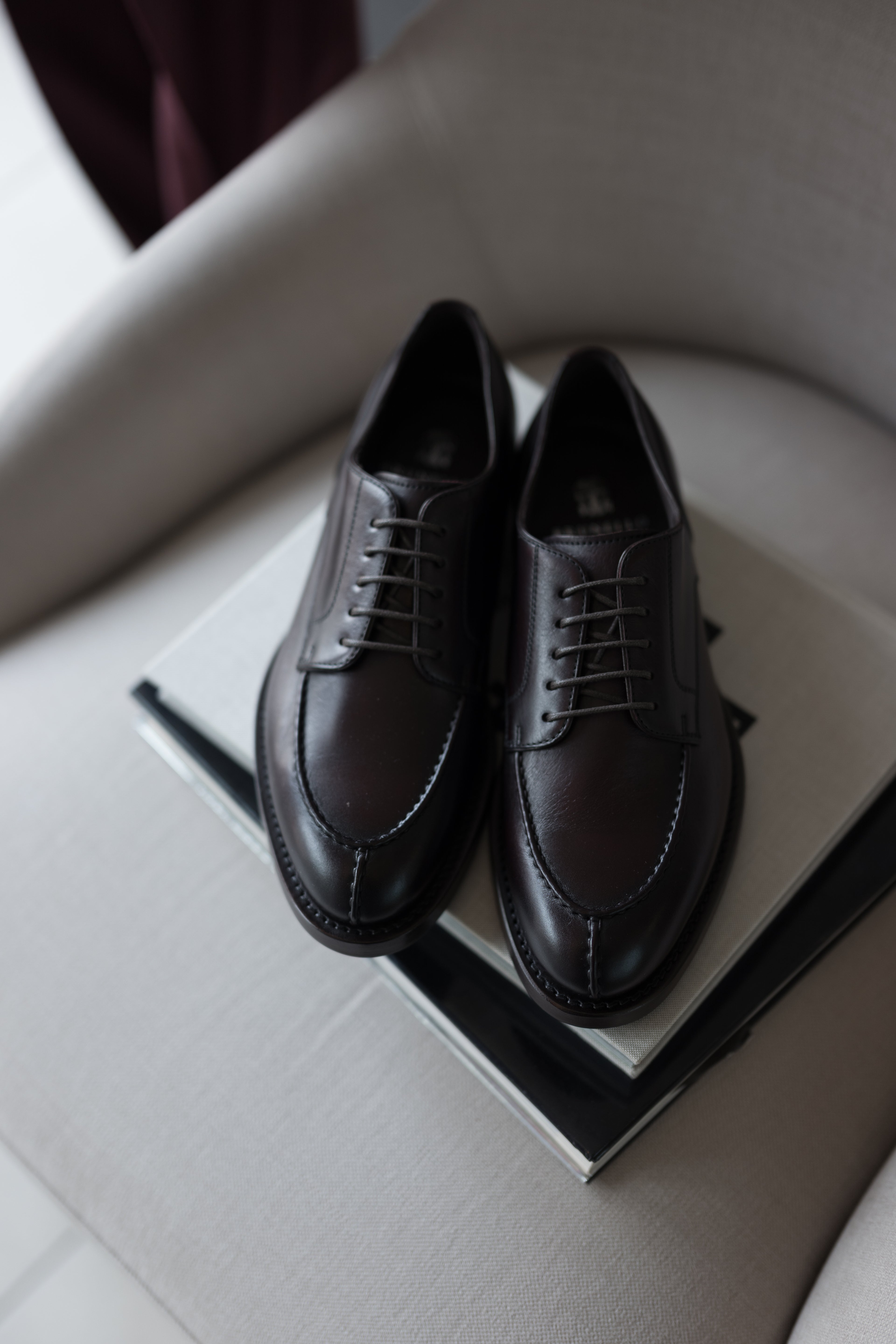 Burnished Calfskin Derbys