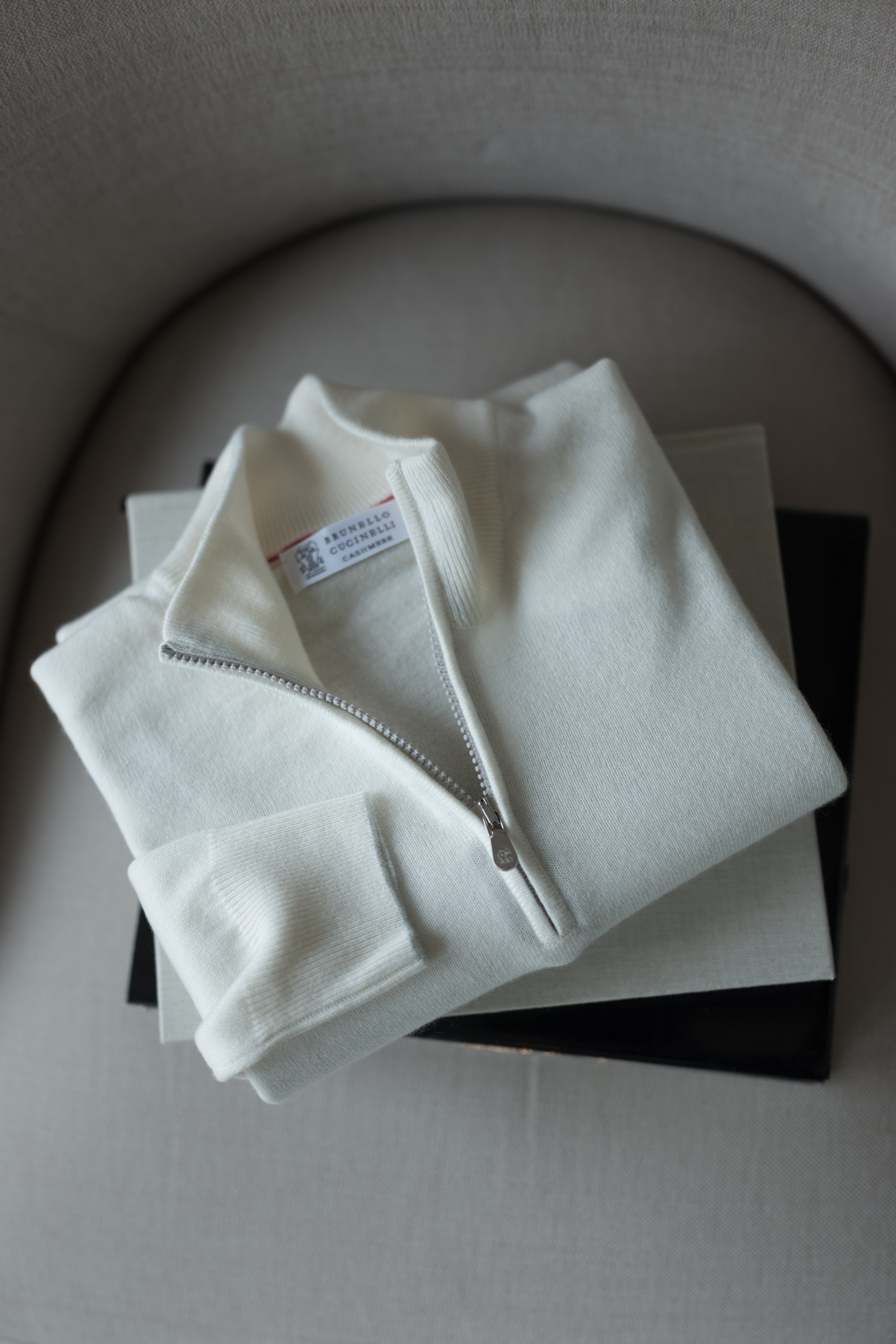 Cashmere Half-Zip Sweater