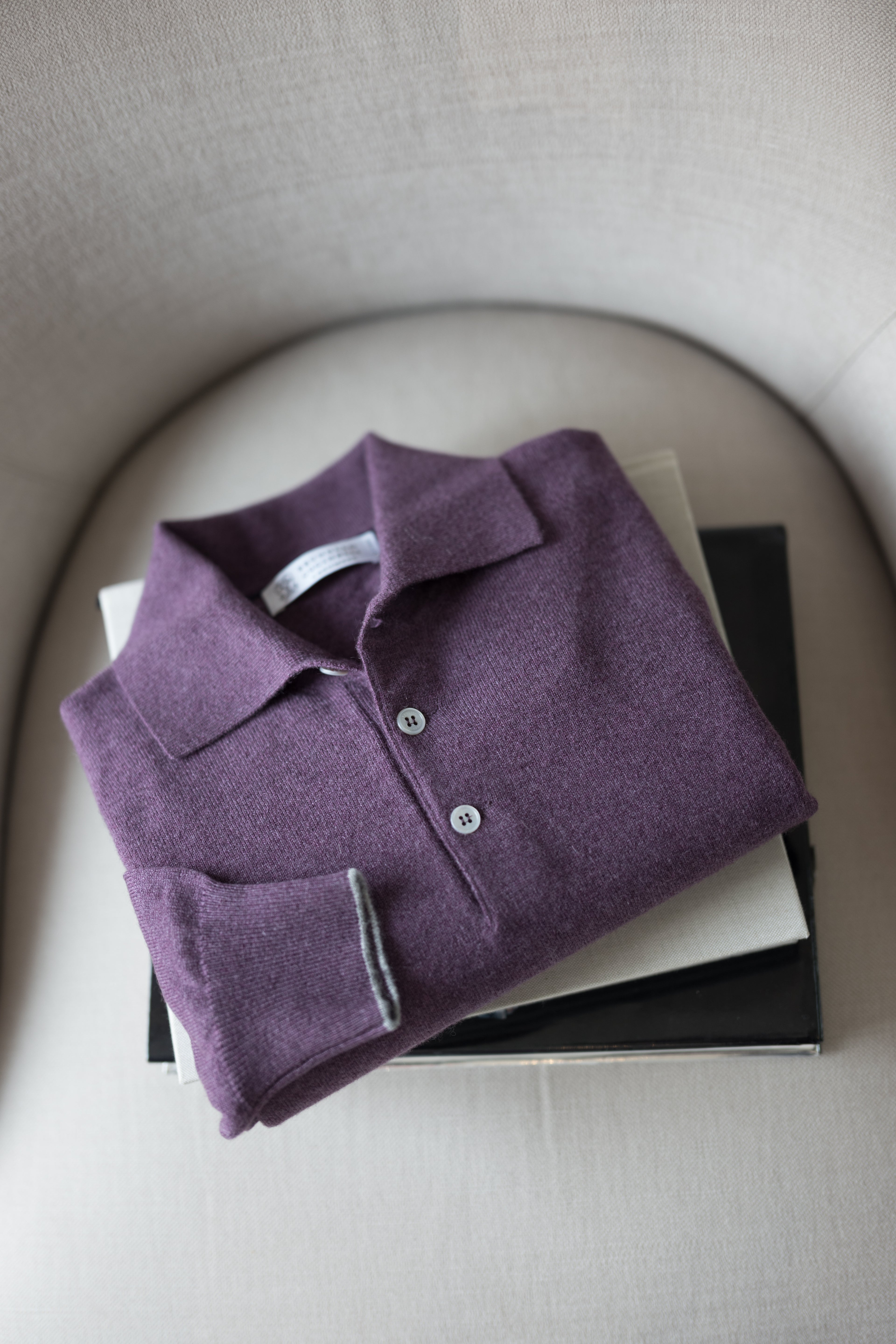 Cashmere Polo Sweater