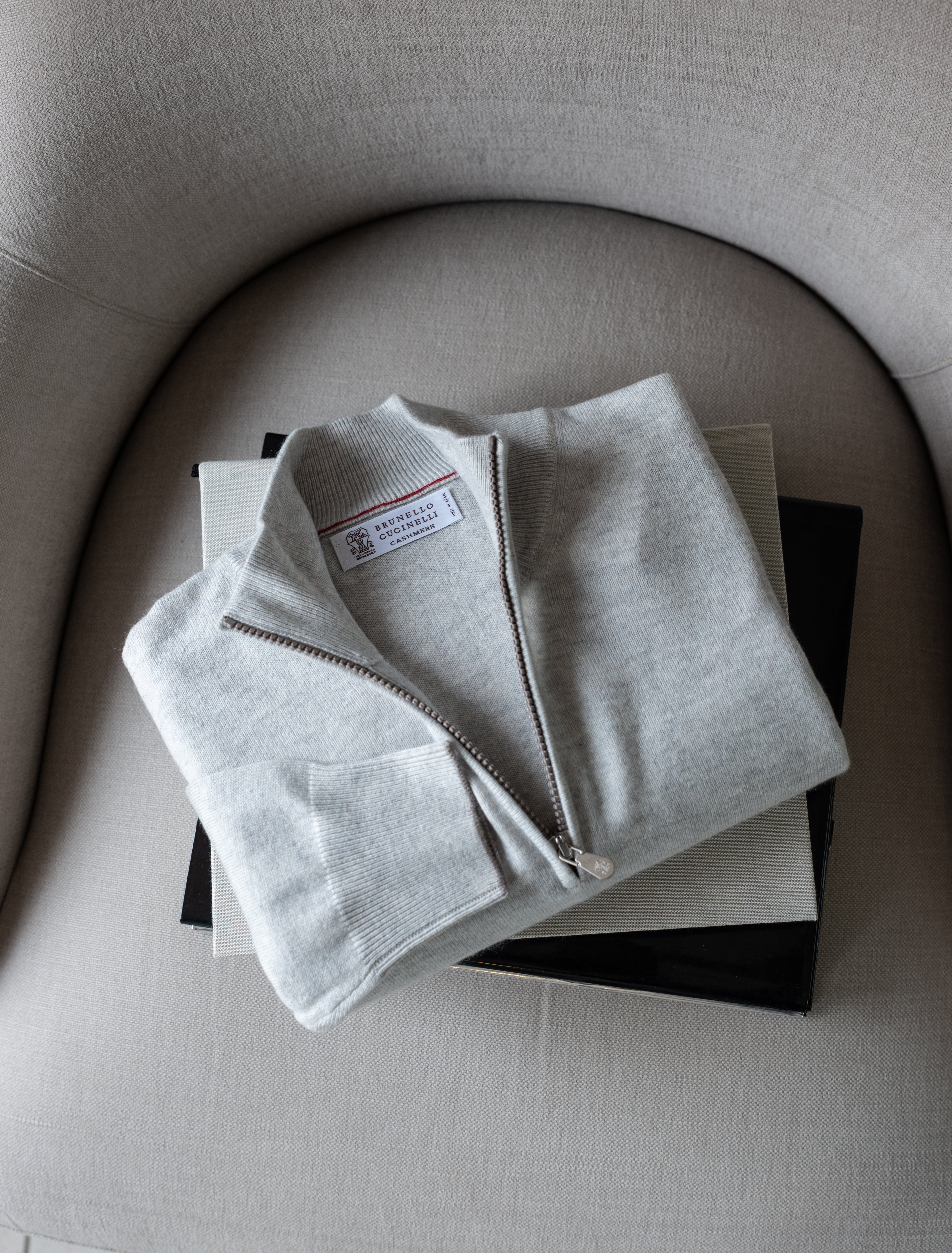Cashmere Half-Zip Sweater