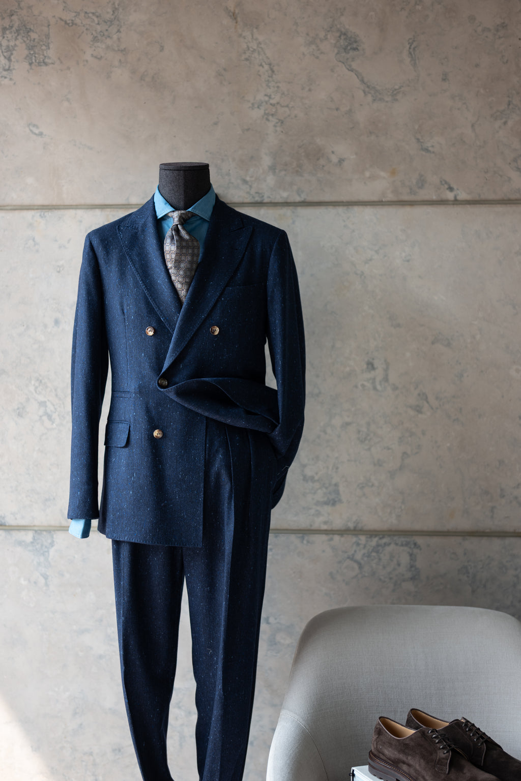 Wool and Cashmere Suit