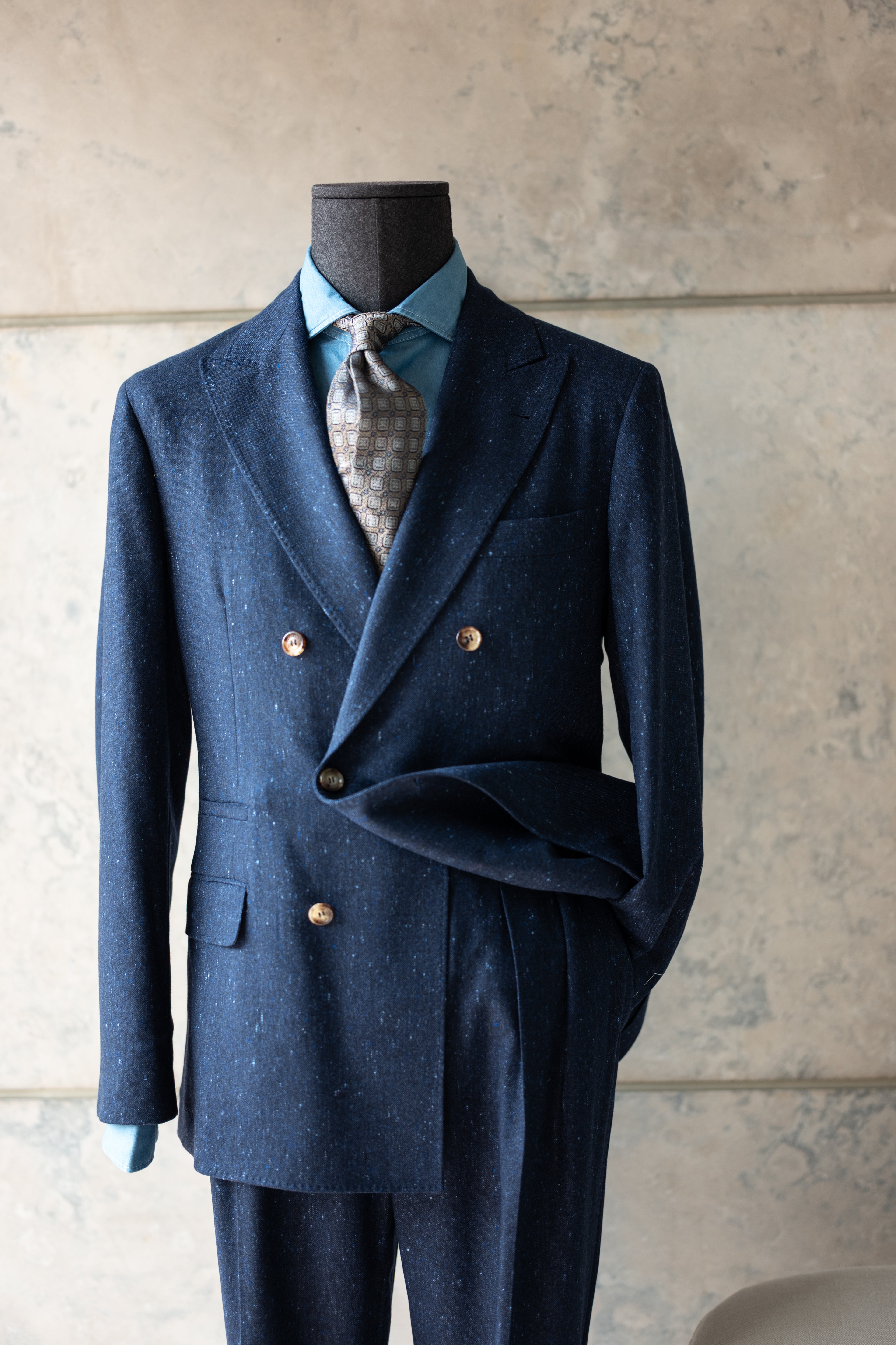 Wool and Cashmere Suit