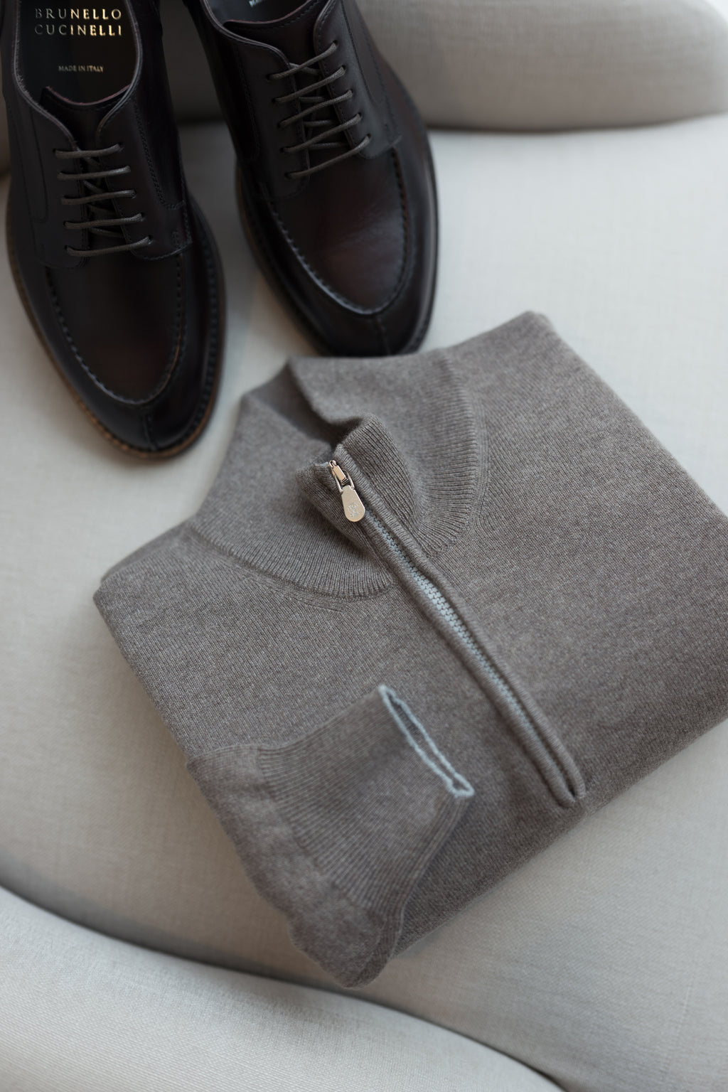 Cashmere Half-Zip Sweater