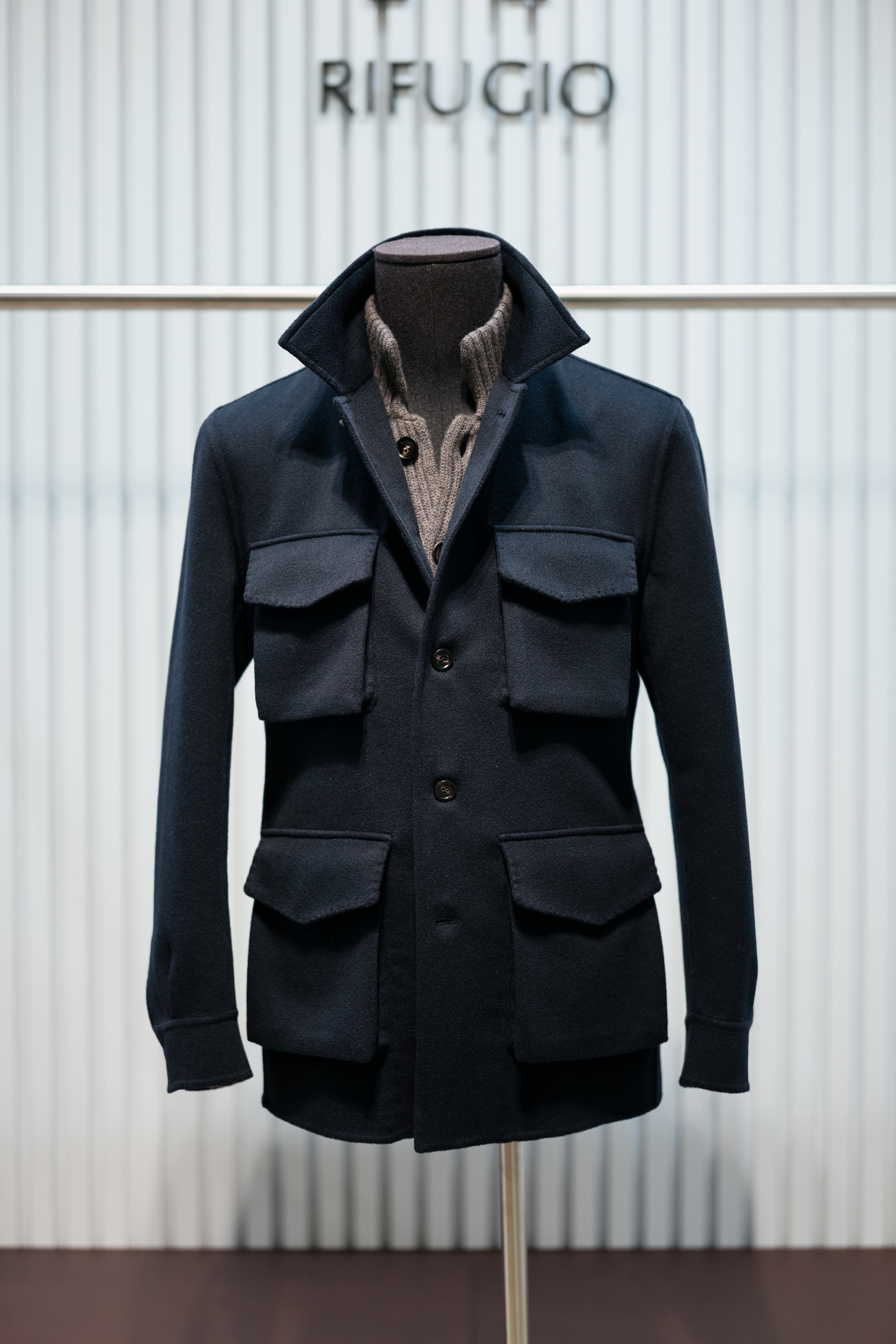 Cashmere Field Jacket