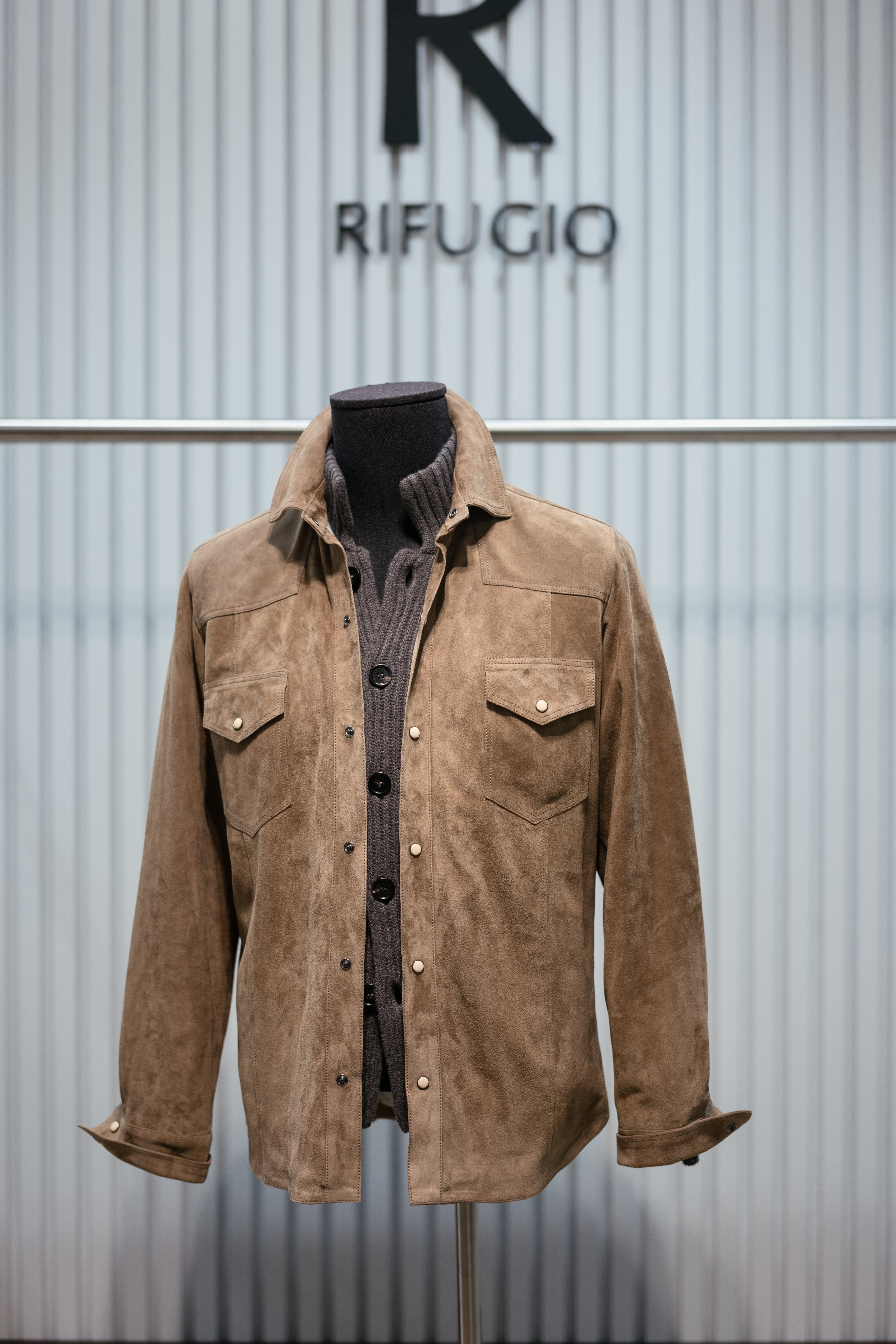 Suede Overshirt