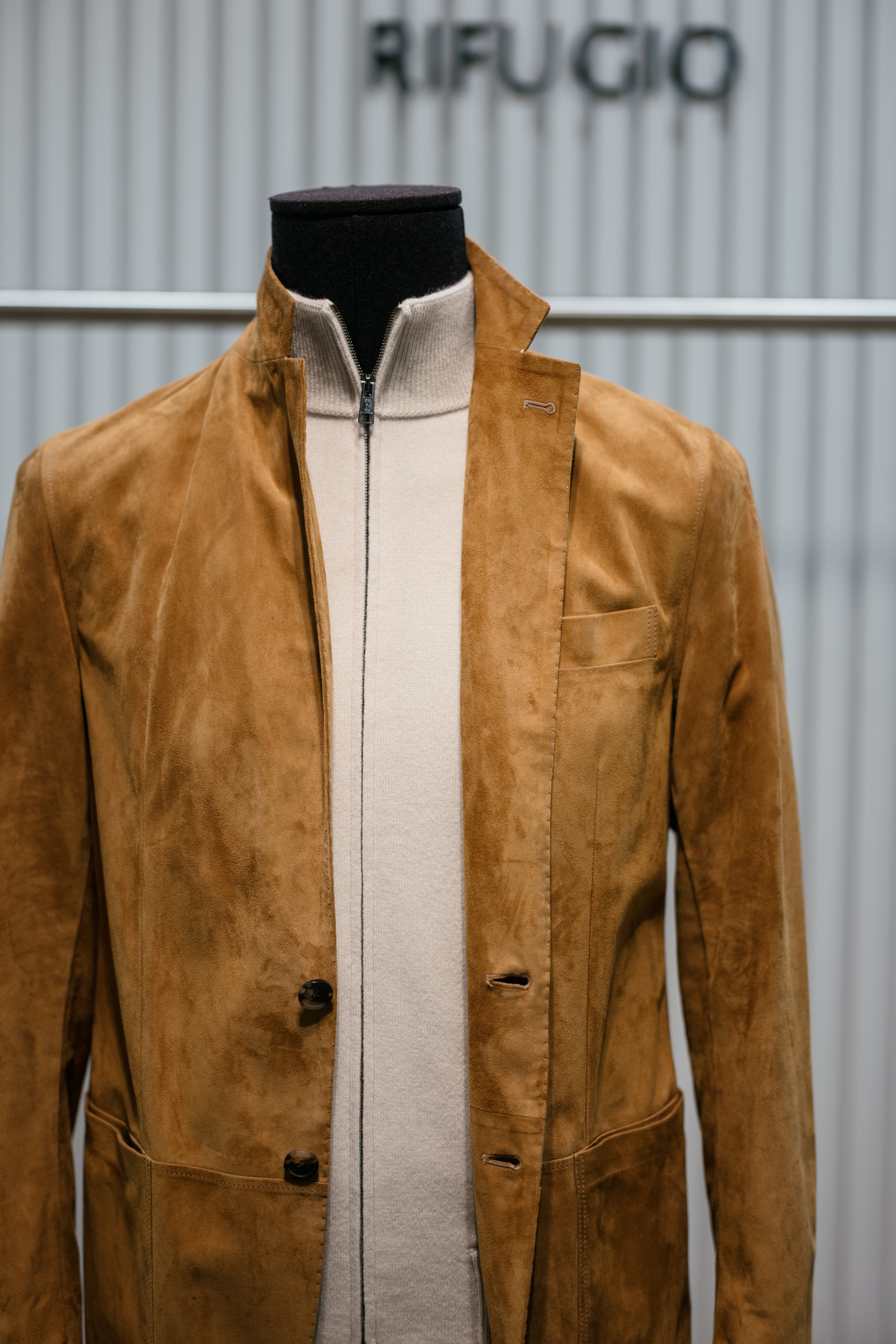 Handmade Suede Blazer Jacket