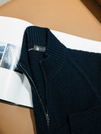 Cardigan Zip in Kid Cashmere