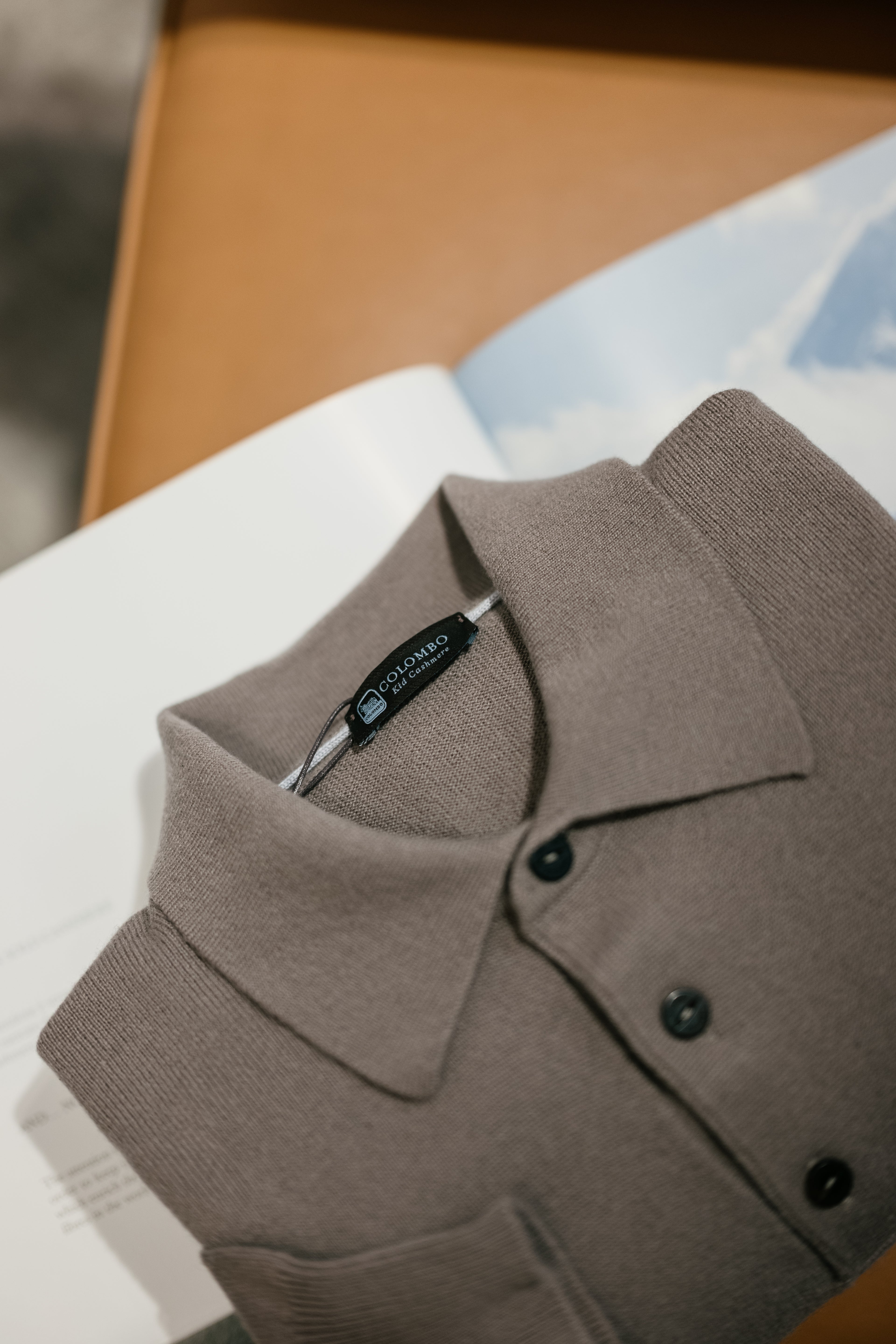 Kid Cashmere Polo Sweater