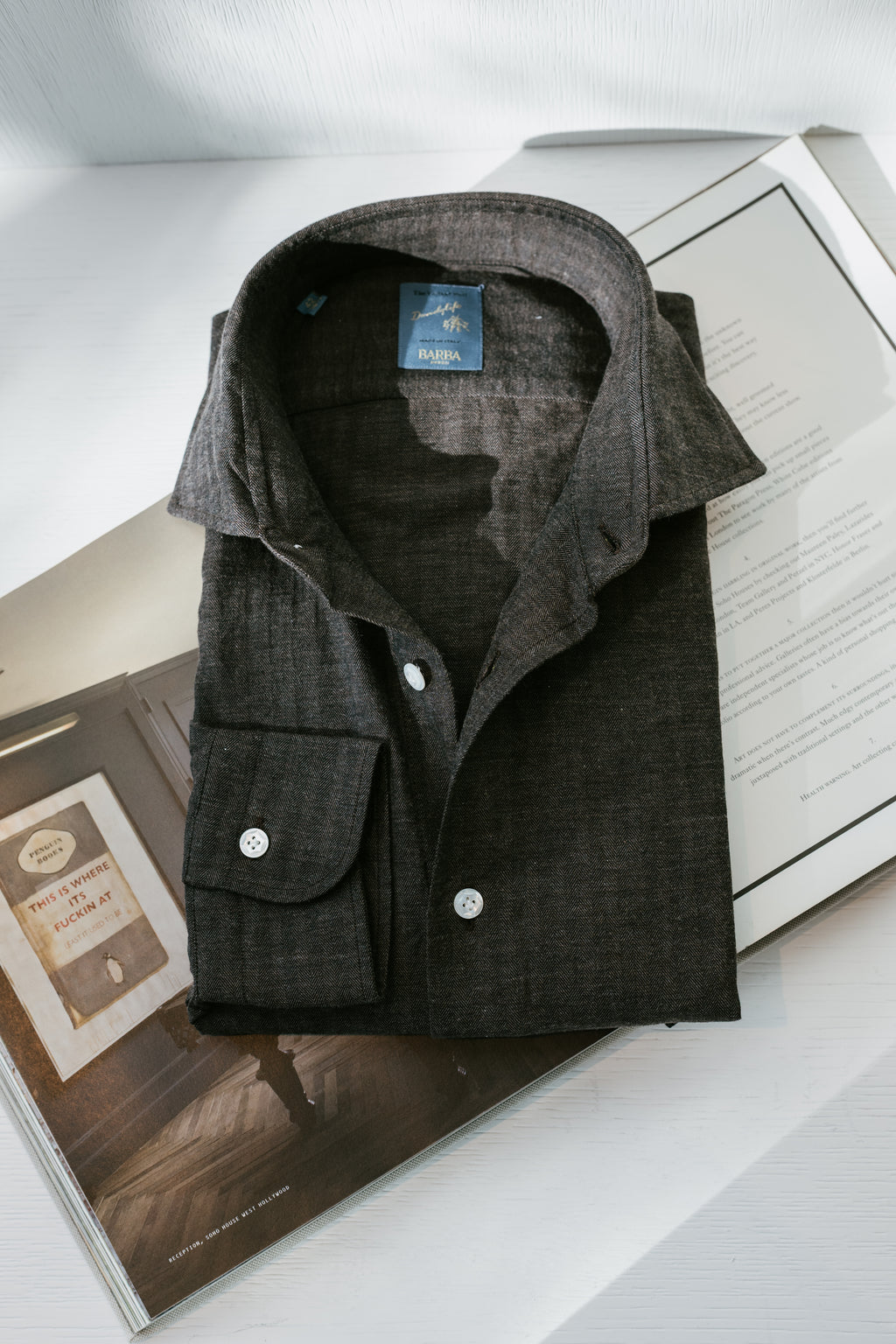 Dandy Life Herringbone Sports Shirt