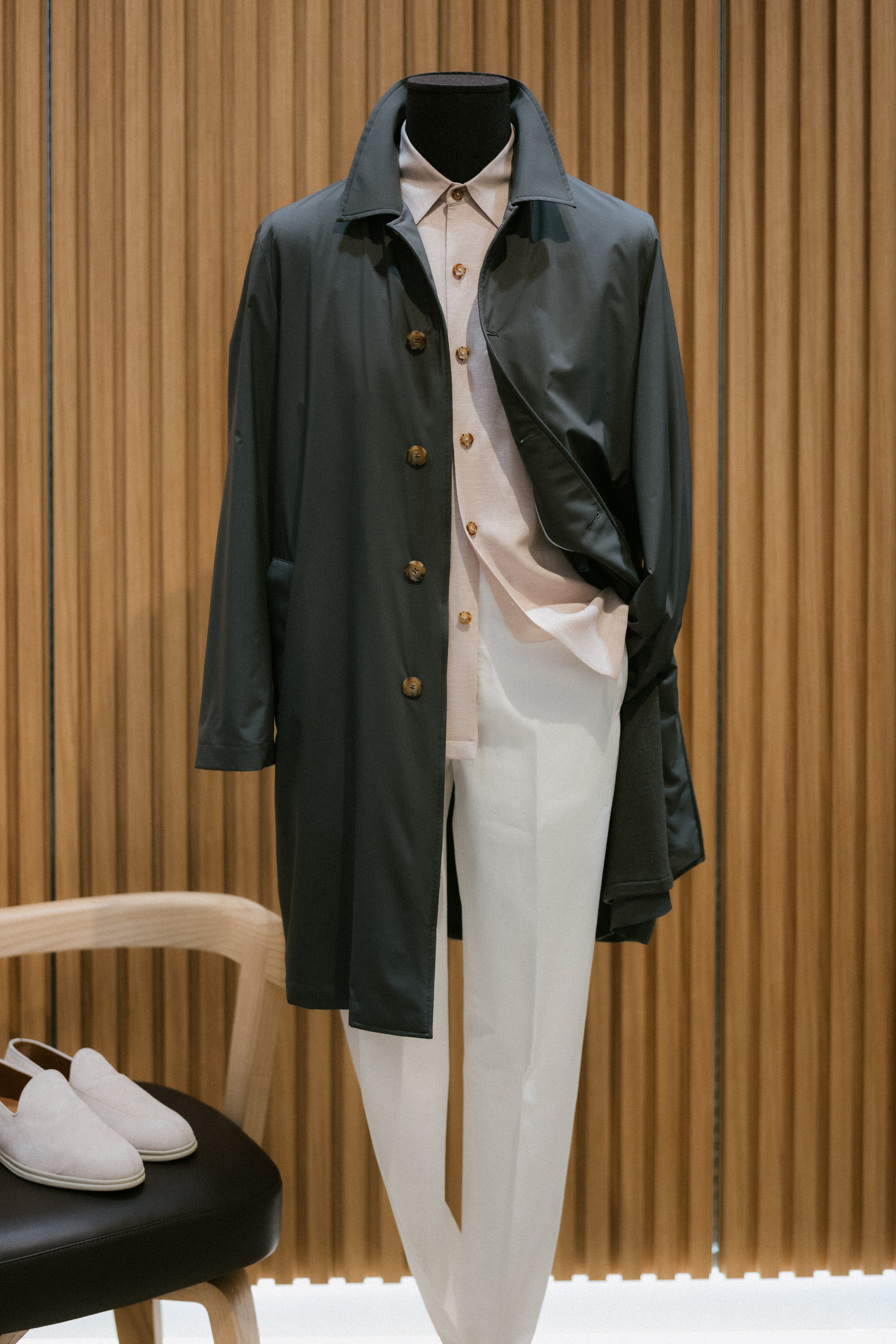 Raincoat Cashmere silk