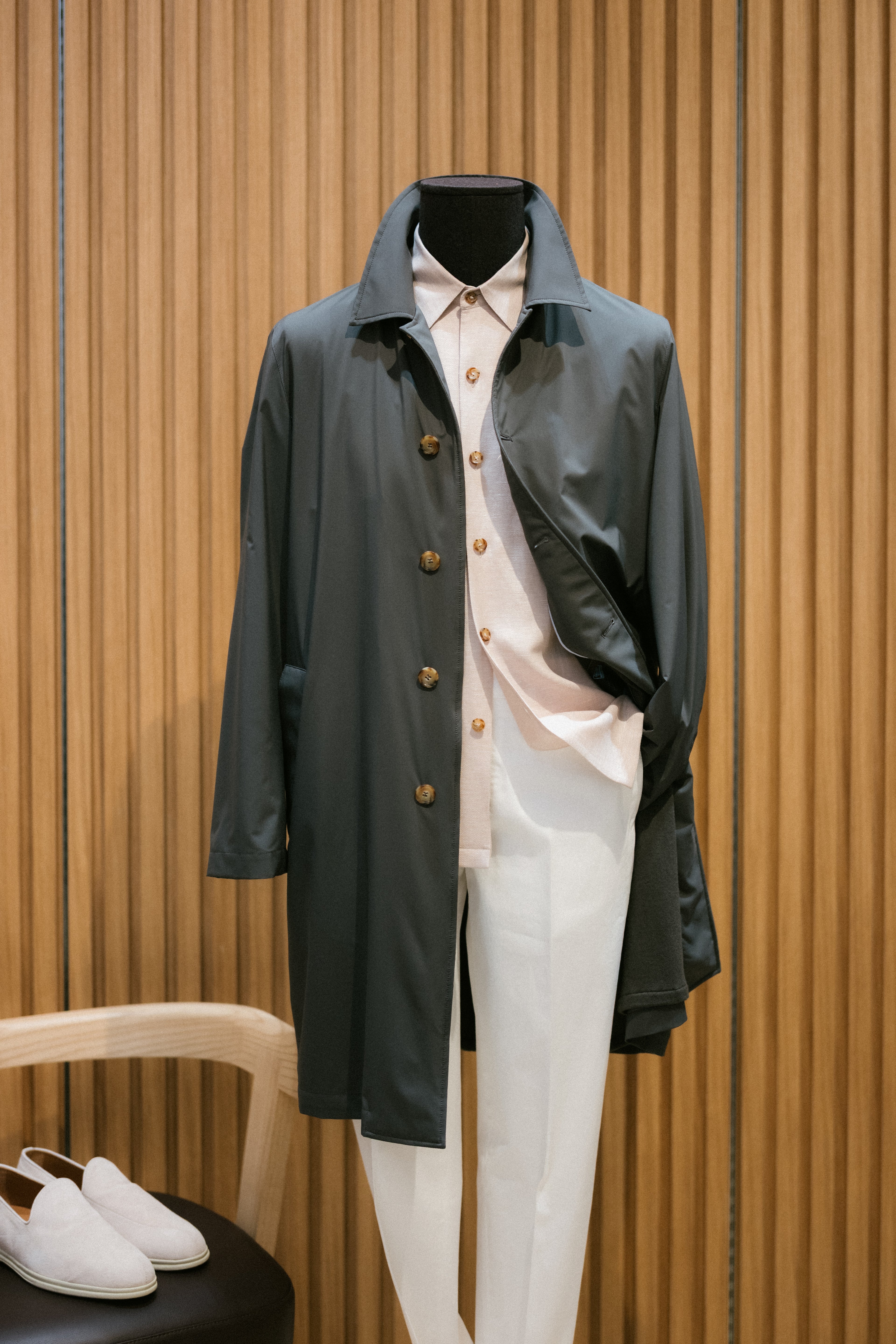 Raincoat Cashmere silk
