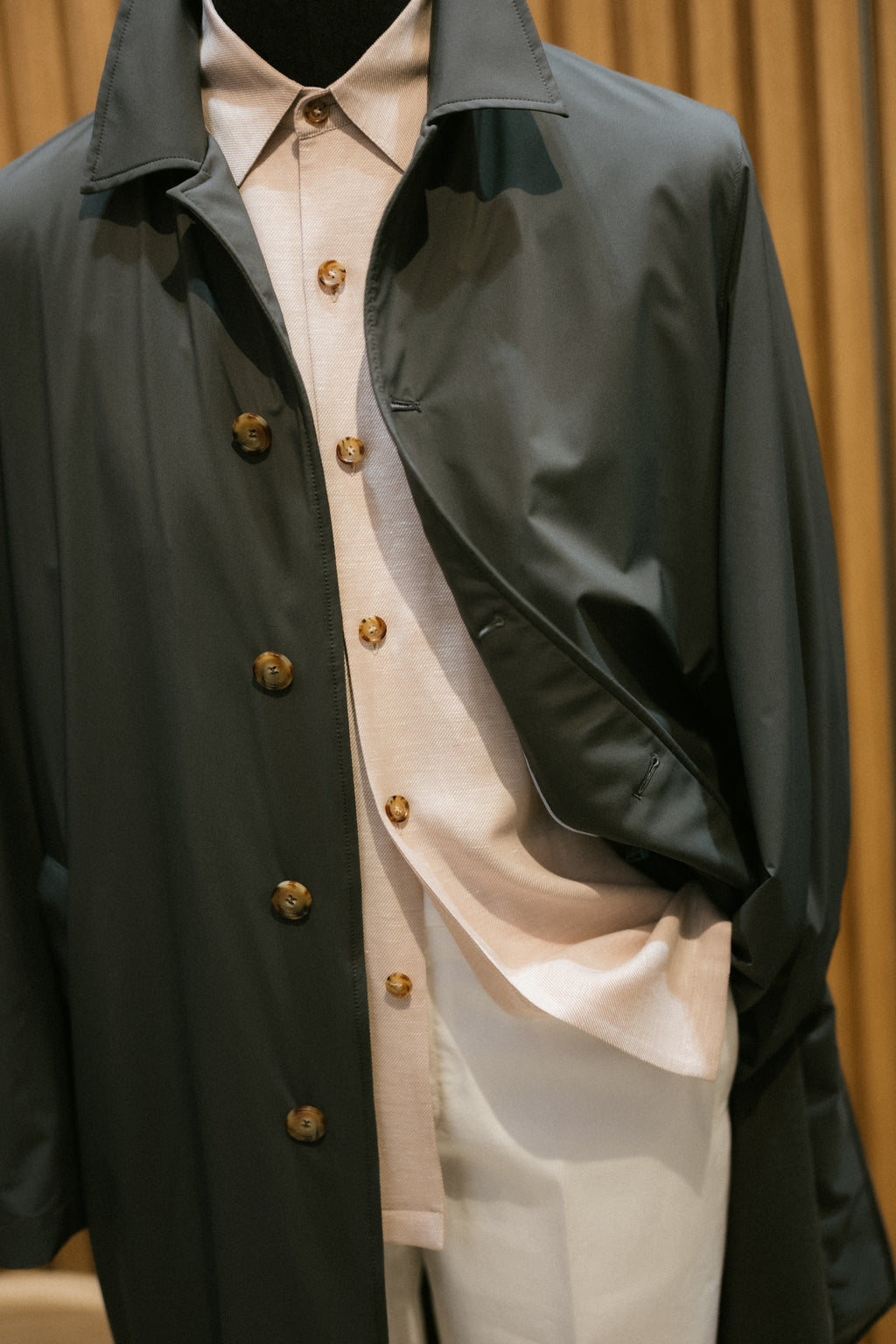 Raincoat Cashmere silk