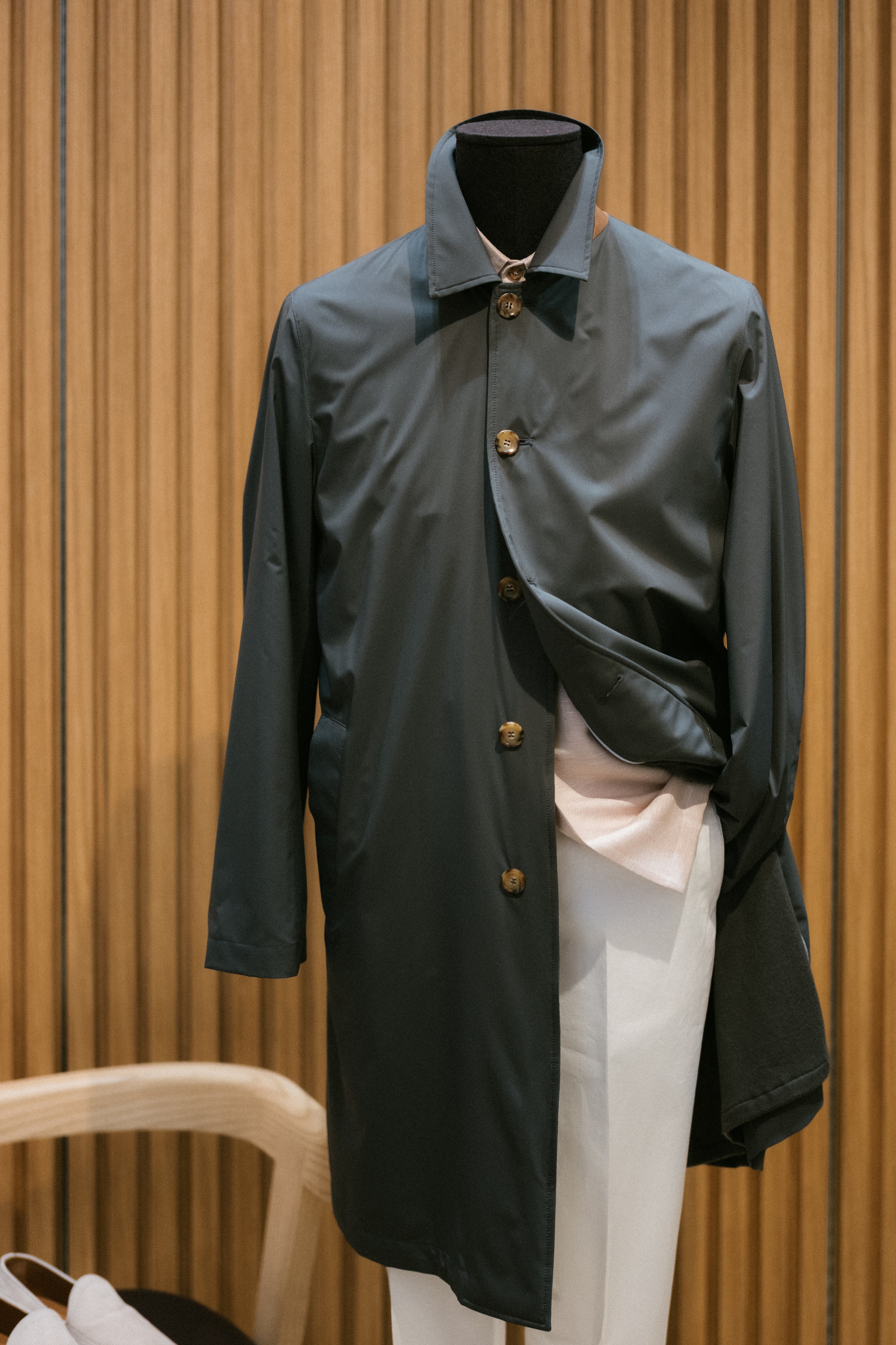 Raincoat Cashmere silk
