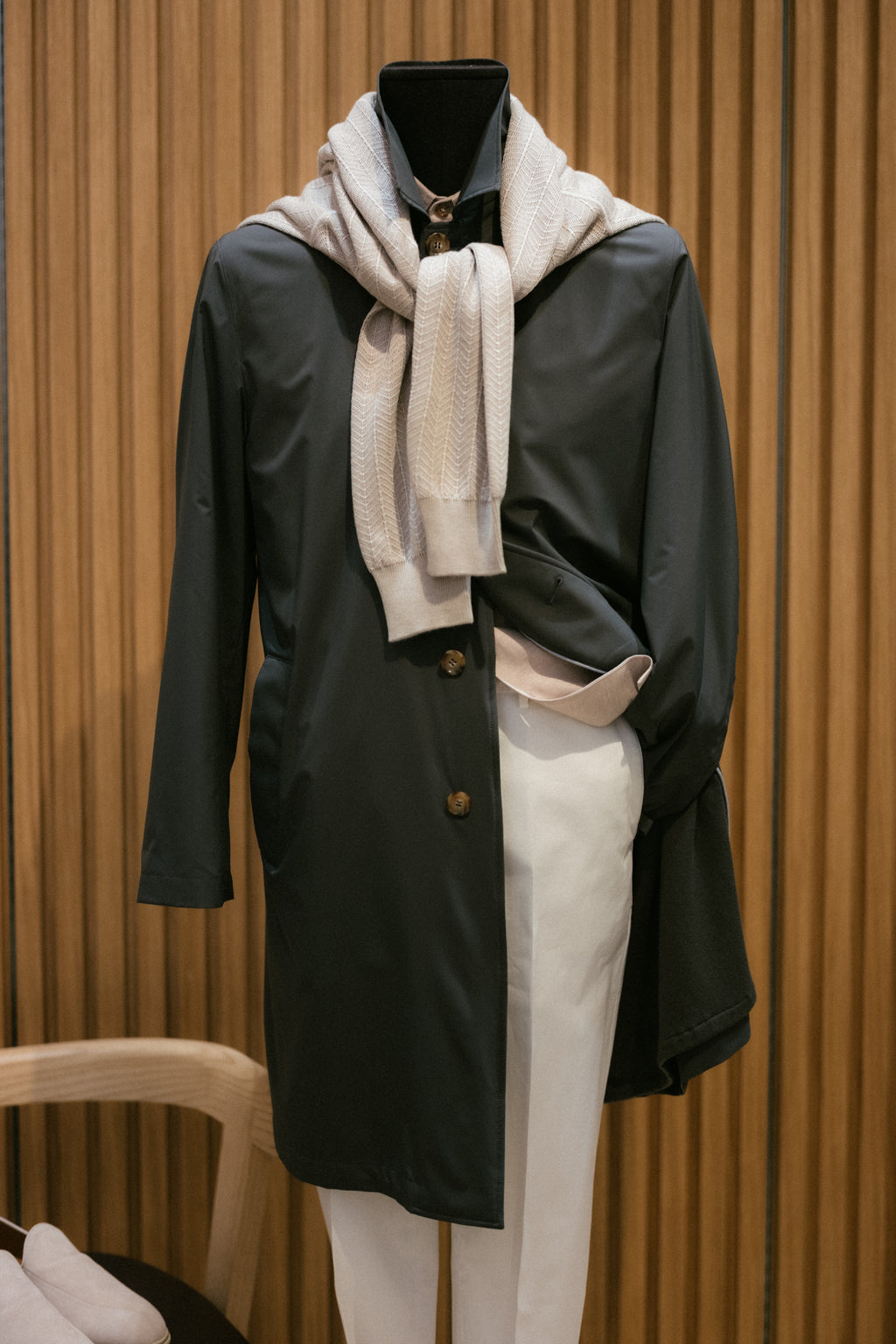 Raincoat Cashmere silk