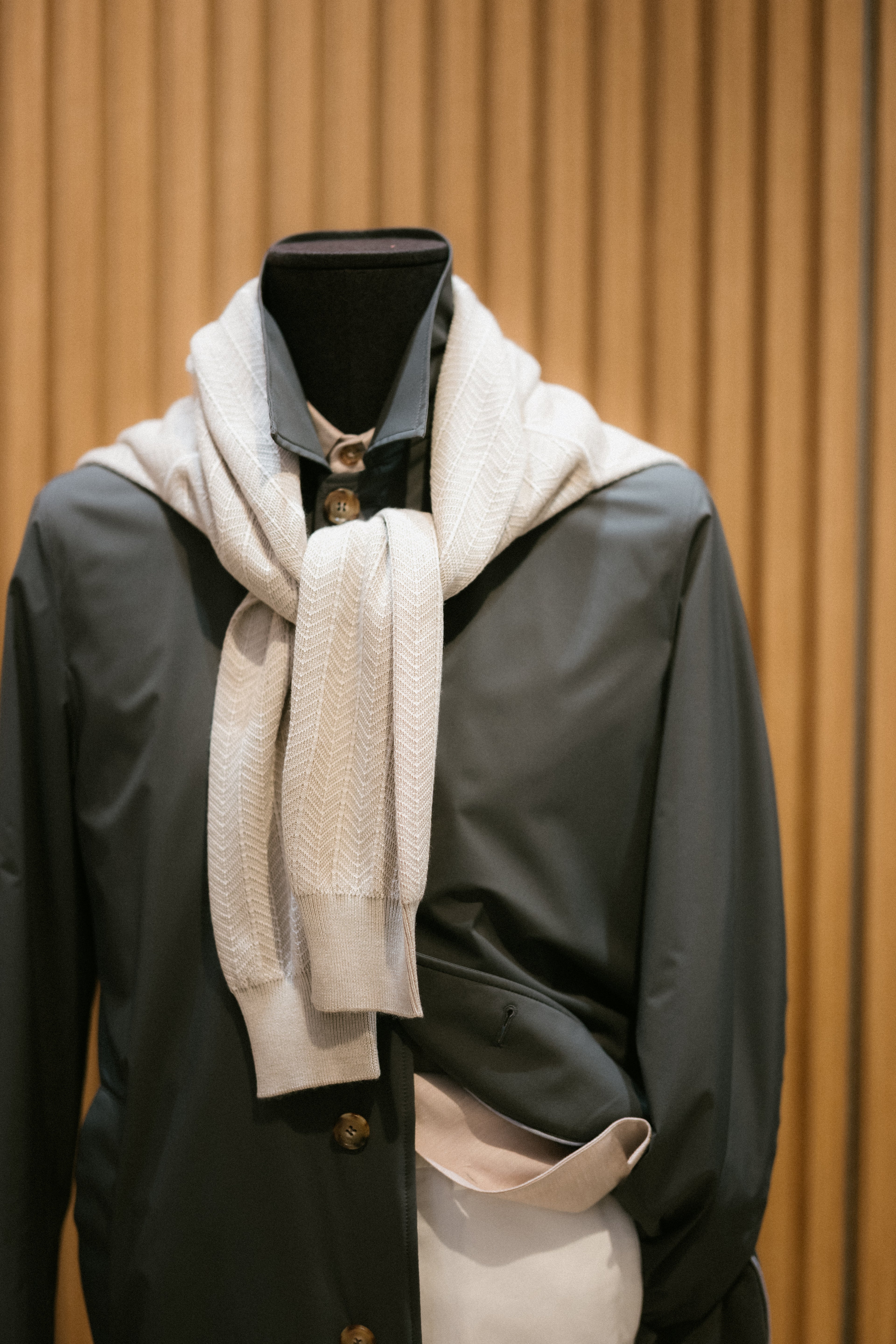 Raincoat Cashmere silk