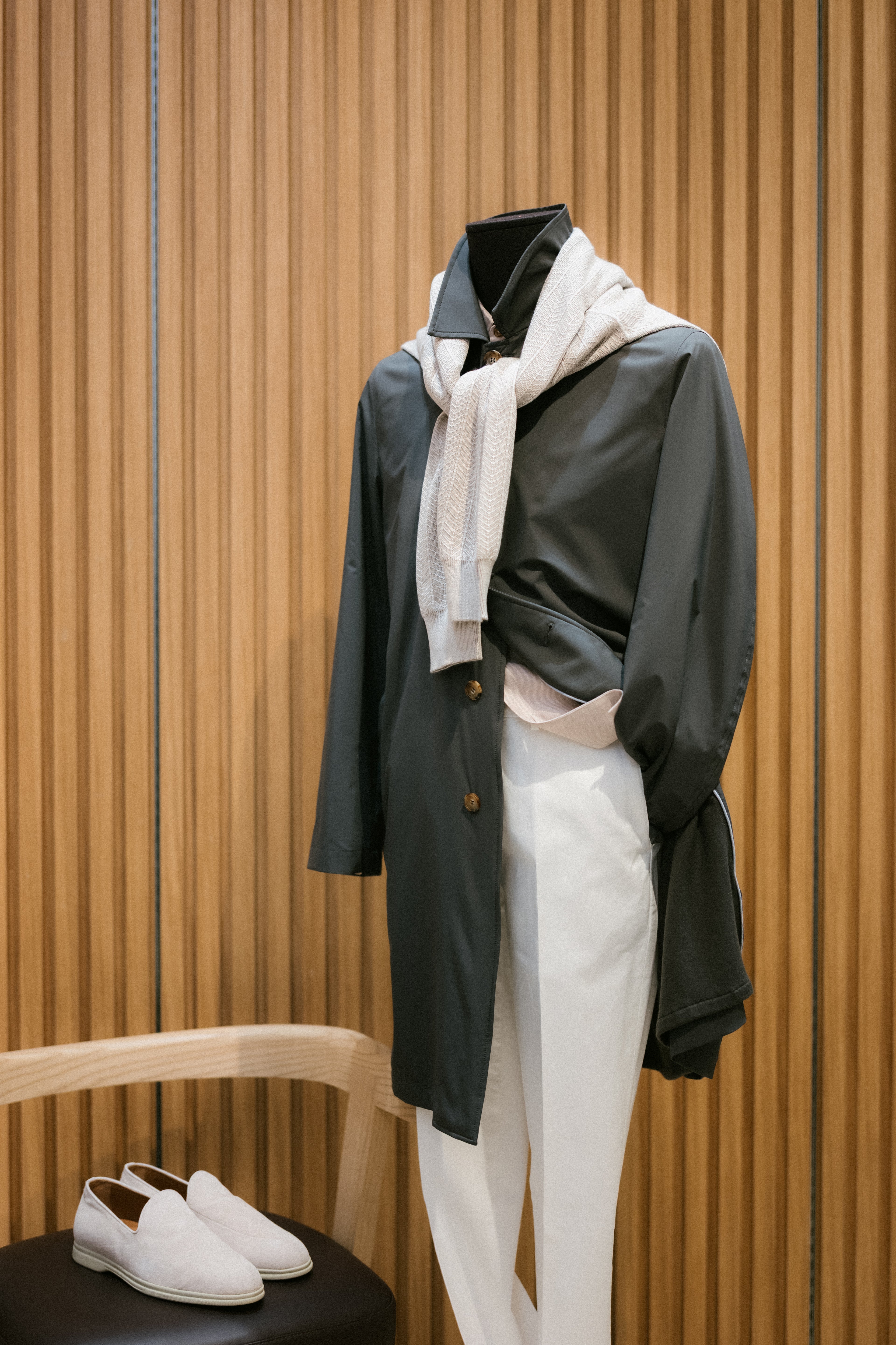 Raincoat Cashmere silk