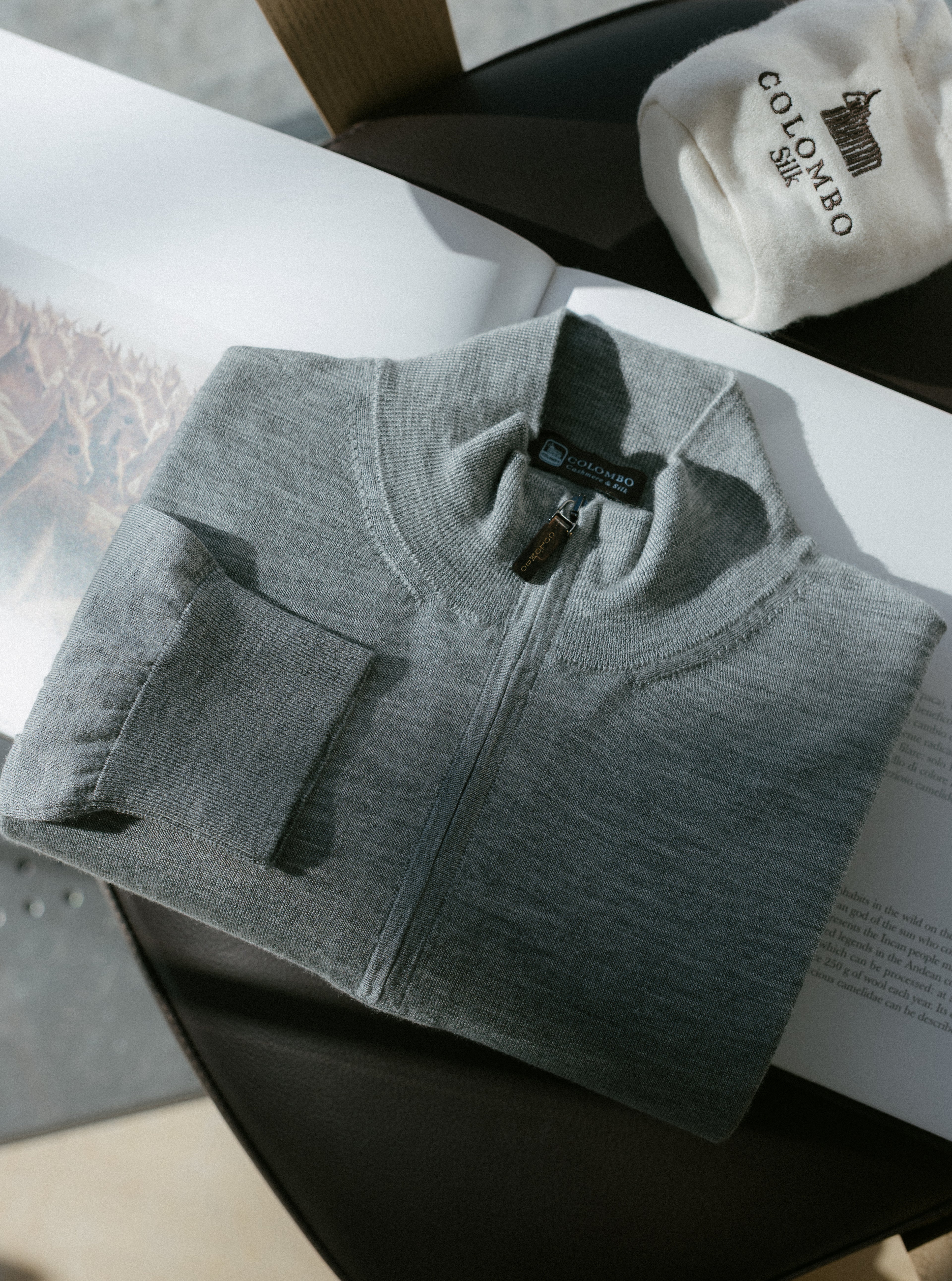 Quarter-Zip Mock Sweater