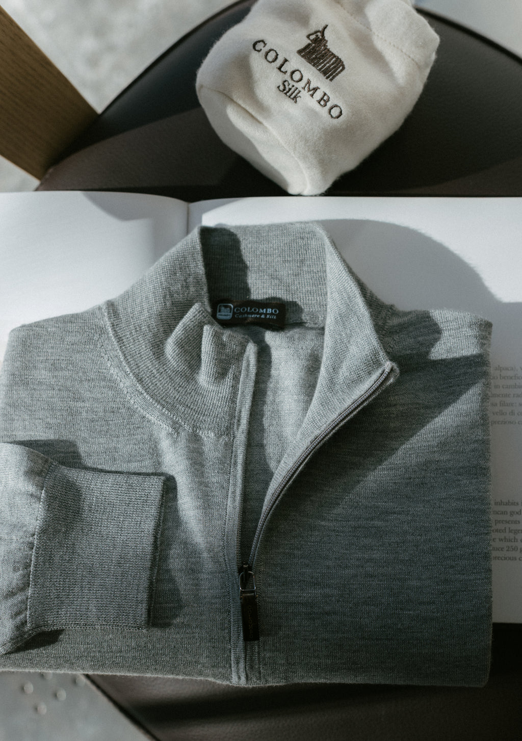 Quarter-Zip Mock Sweater