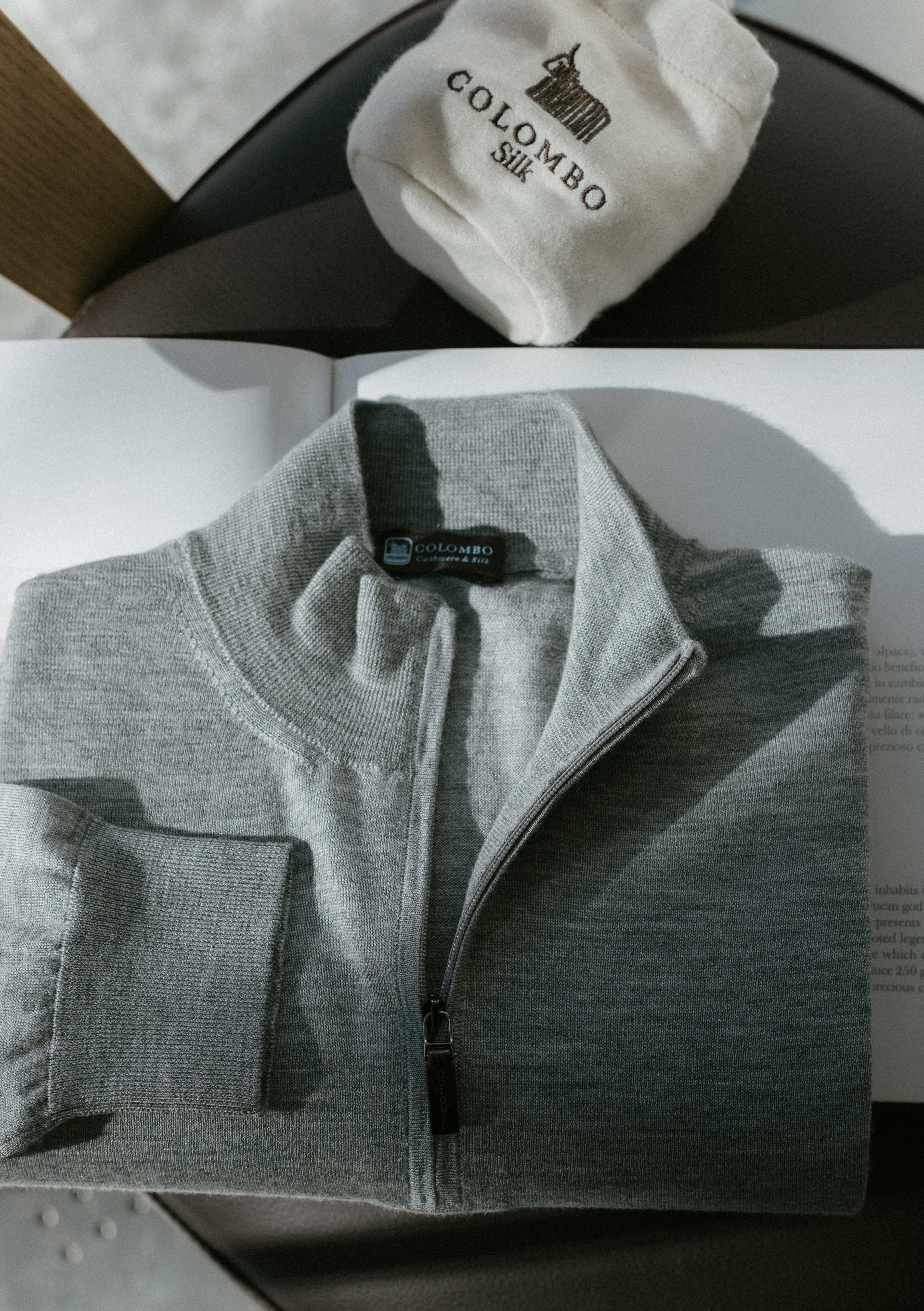 Quarter-Zip Mock Sweater