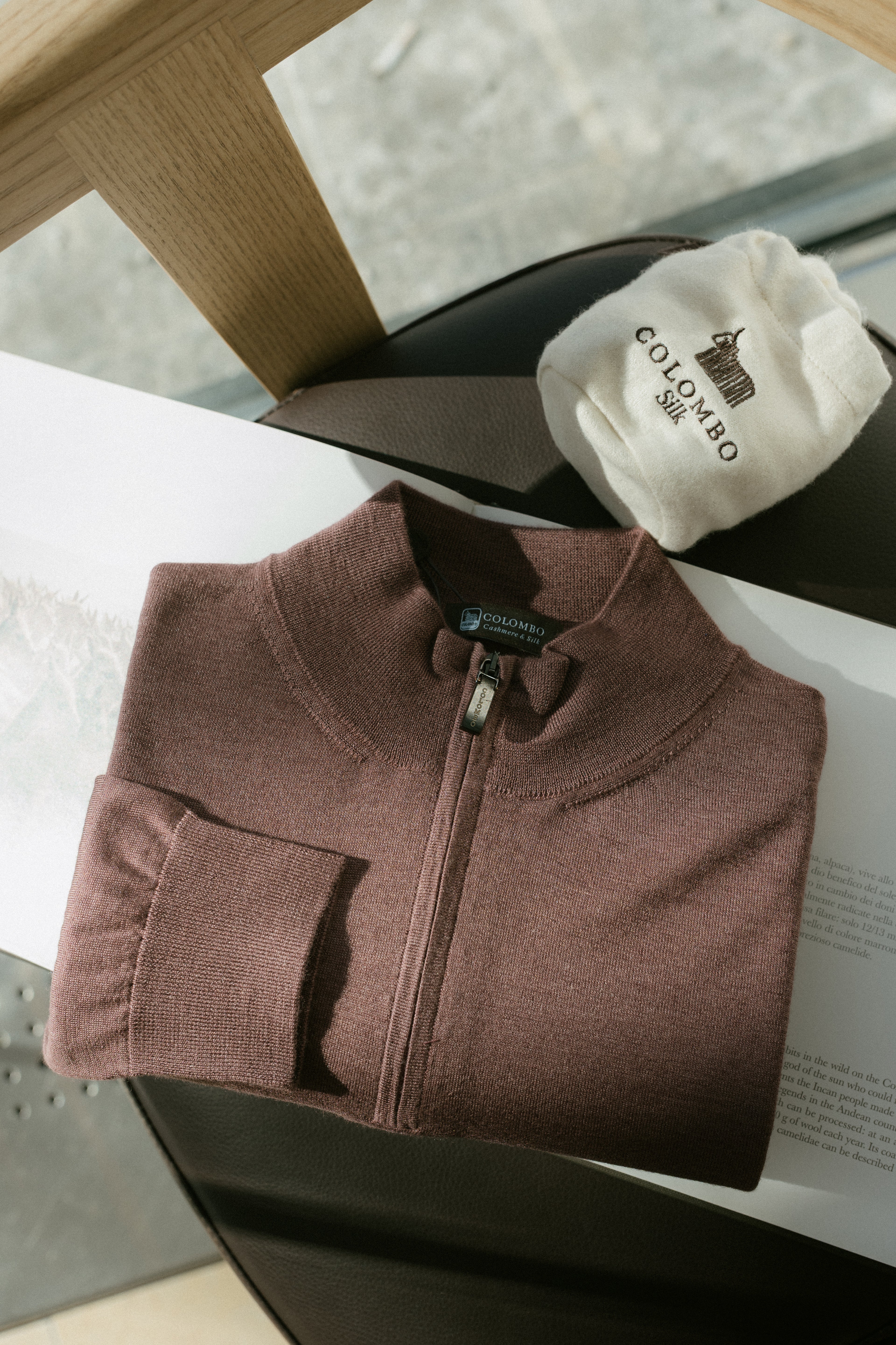 Quarter-Zip Mock Sweater