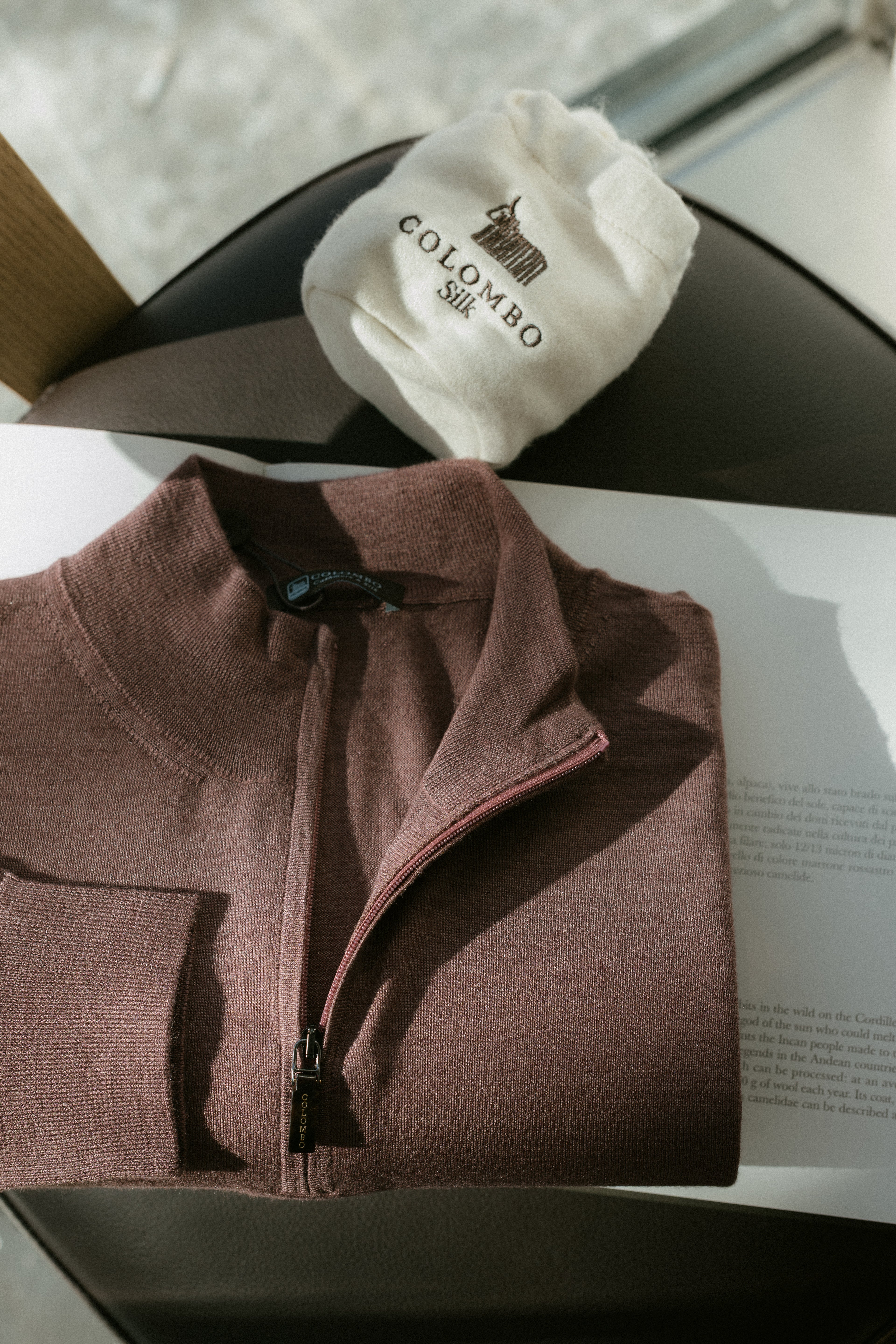 Quarter-Zip Mock Sweater