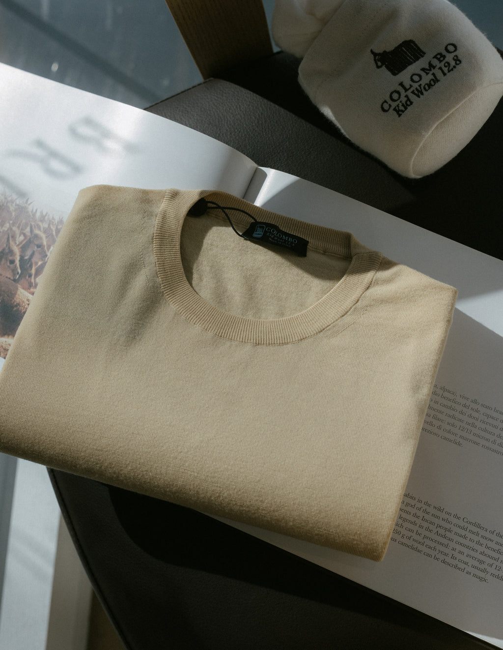 Roundneck Short Sleeve Kid Wool