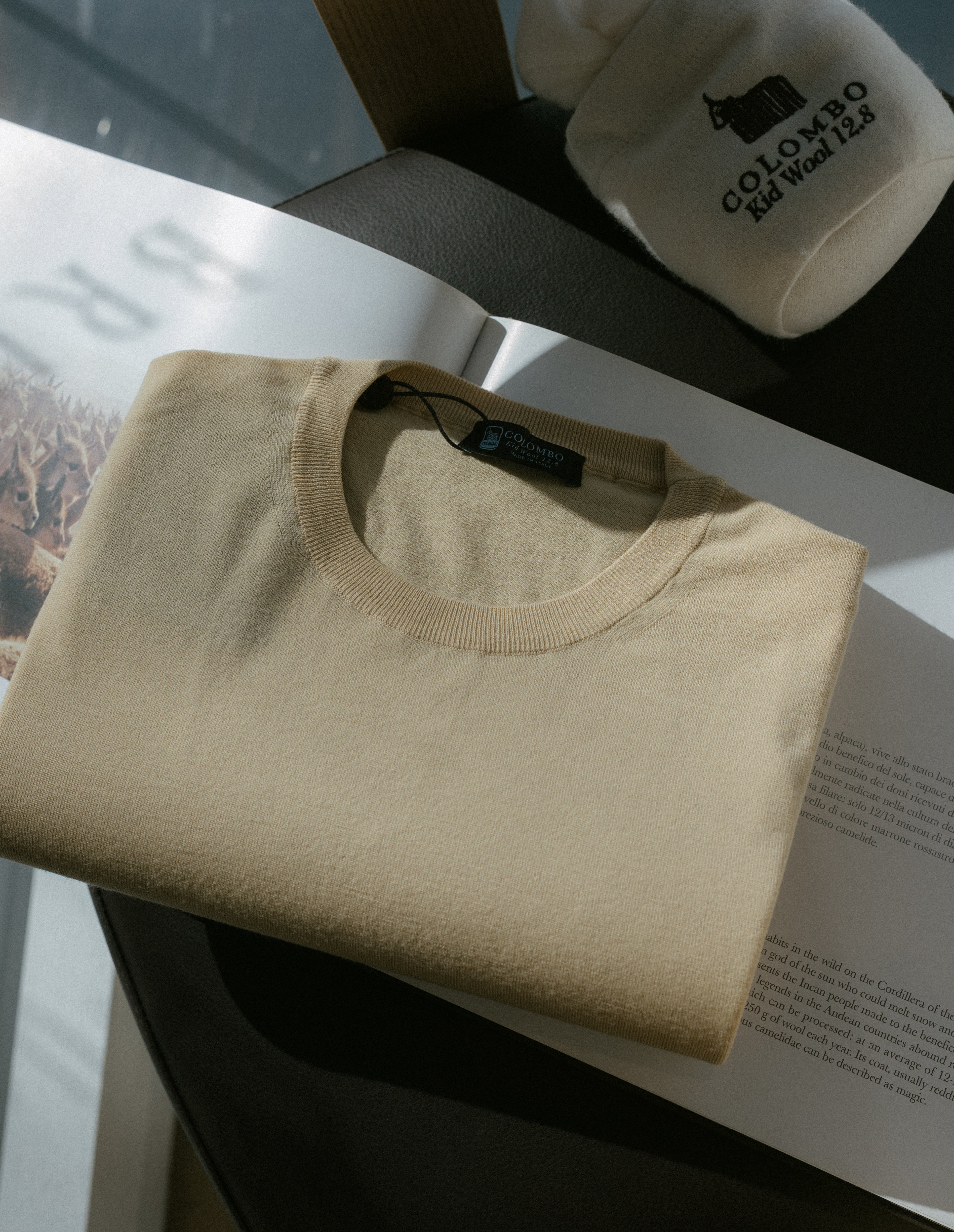 Roundneck Short Sleeve Kid Wool