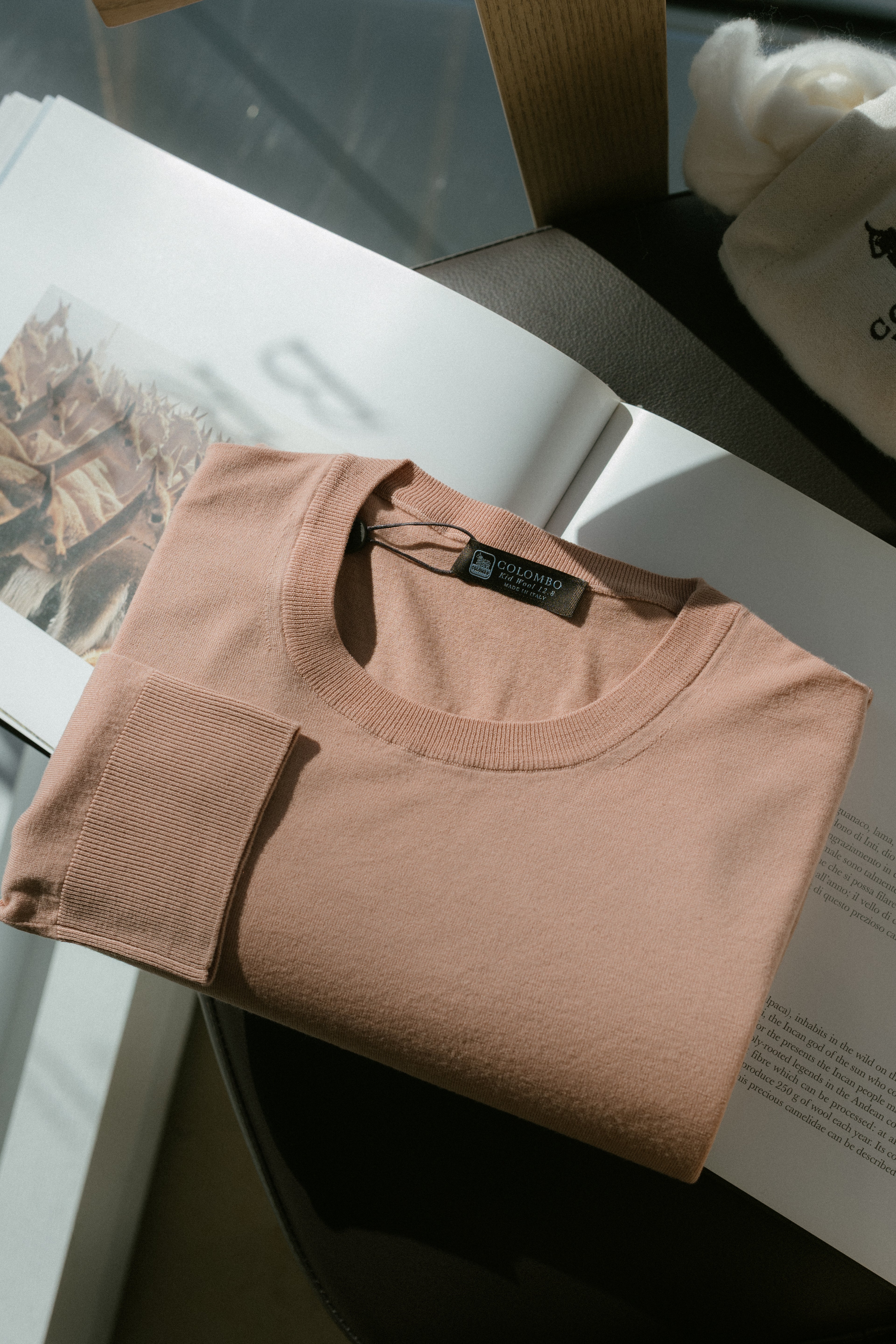 Roundneck Sweater in Kid Wool