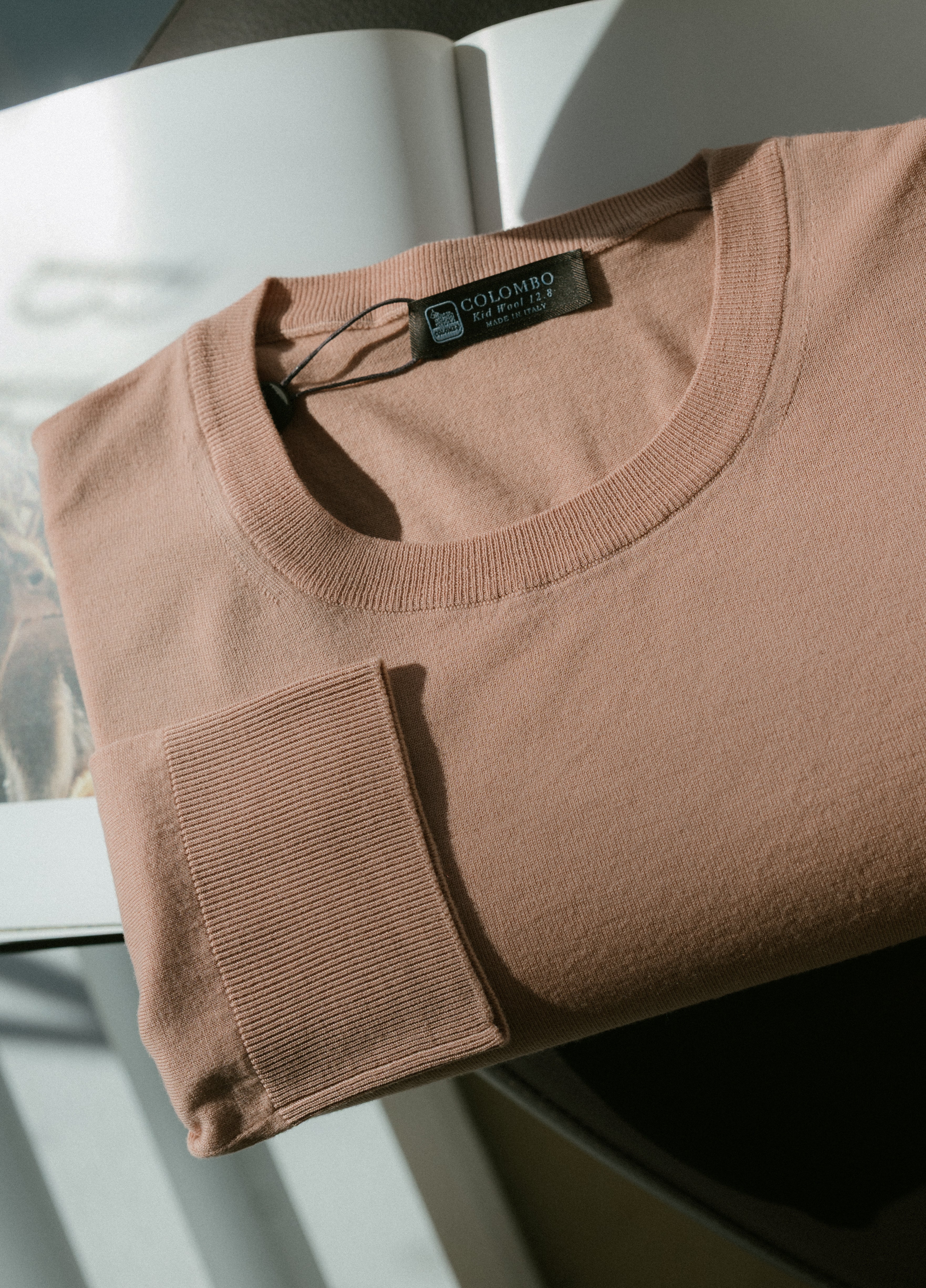 Roundneck Sweater in Kid Wool