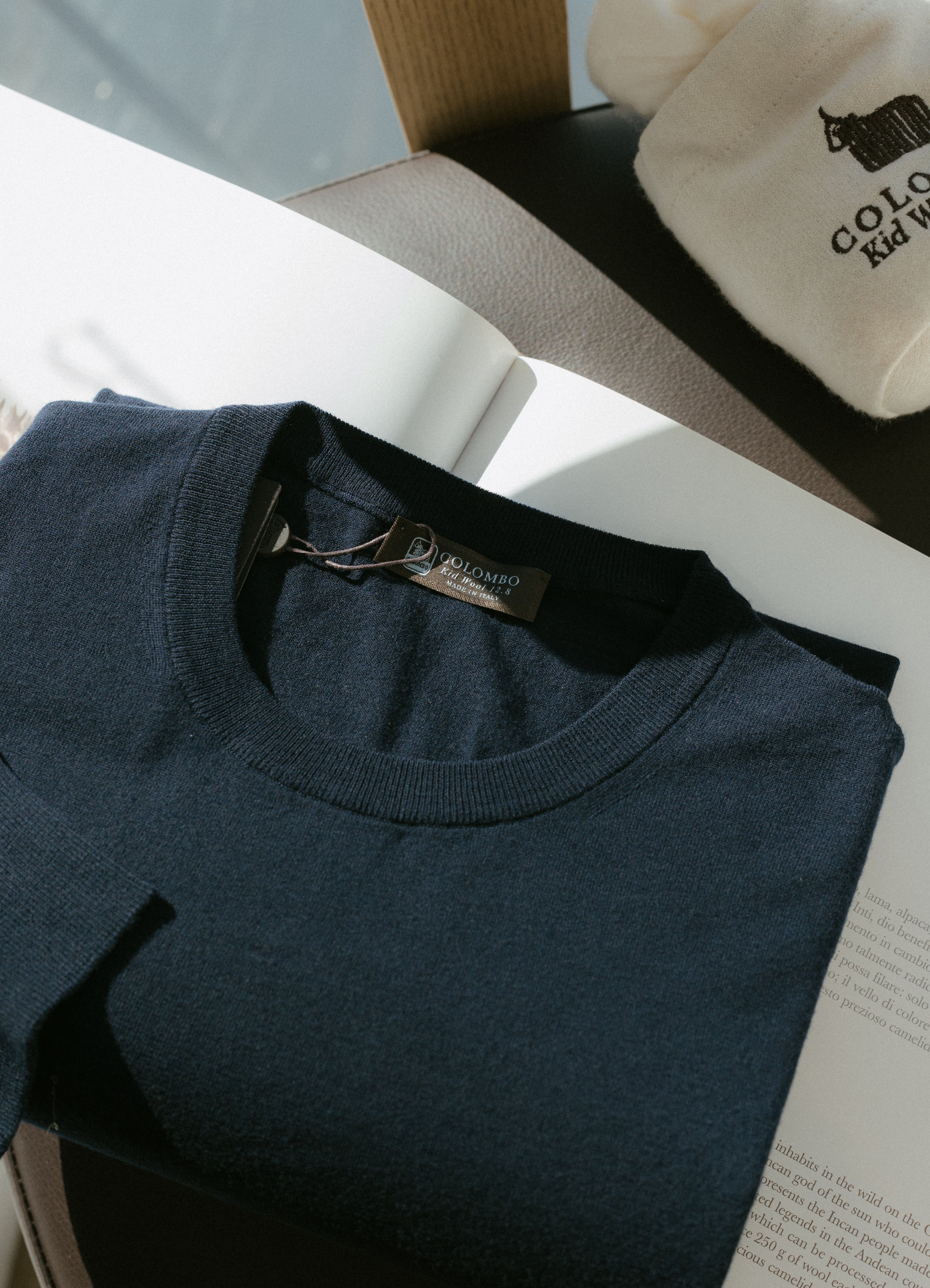 Roundneck Sweater in Kid Wool