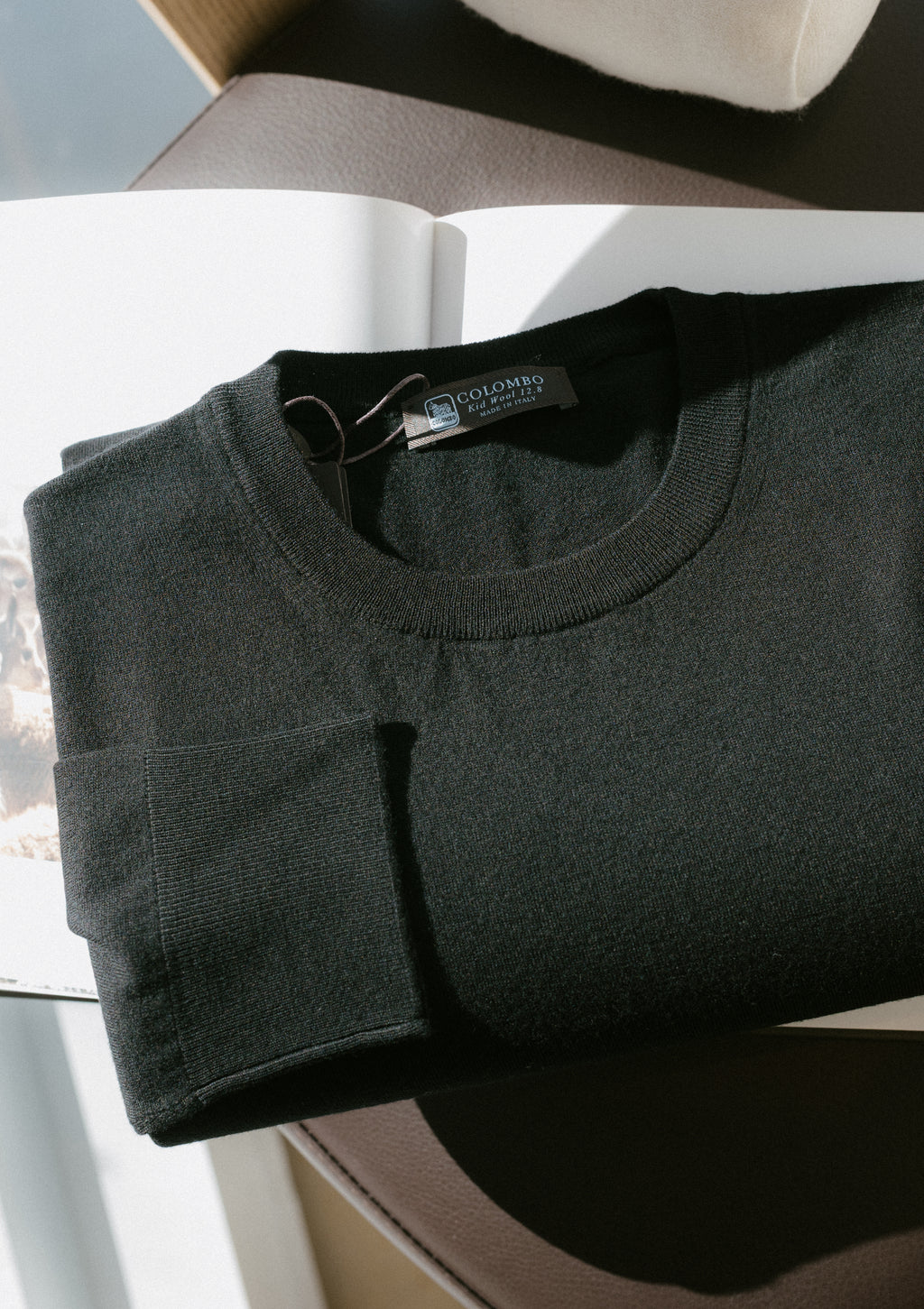 Roundneck Sweater in Kid Wool