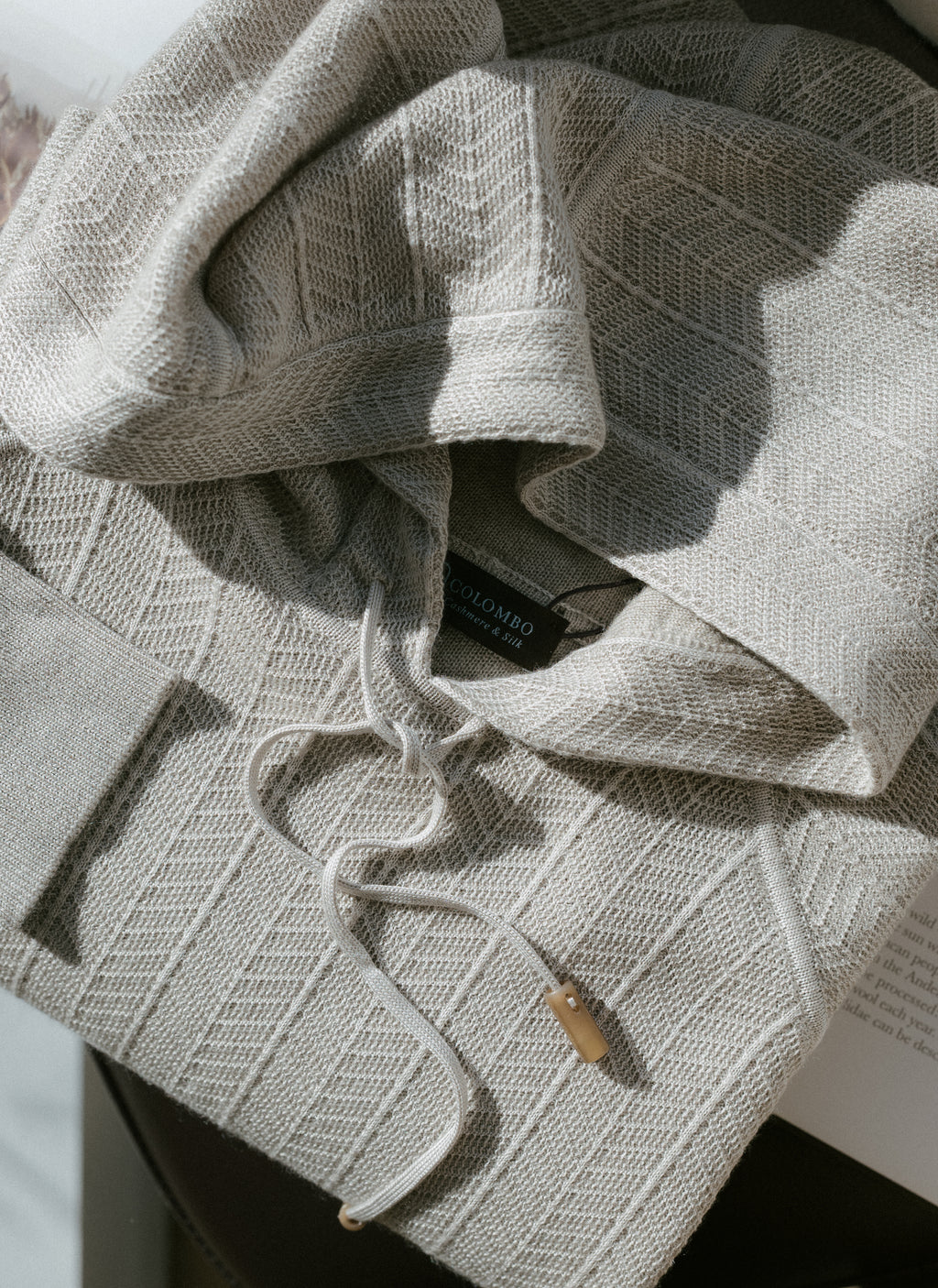 Hooded Sweatshirt in Cash/Silk