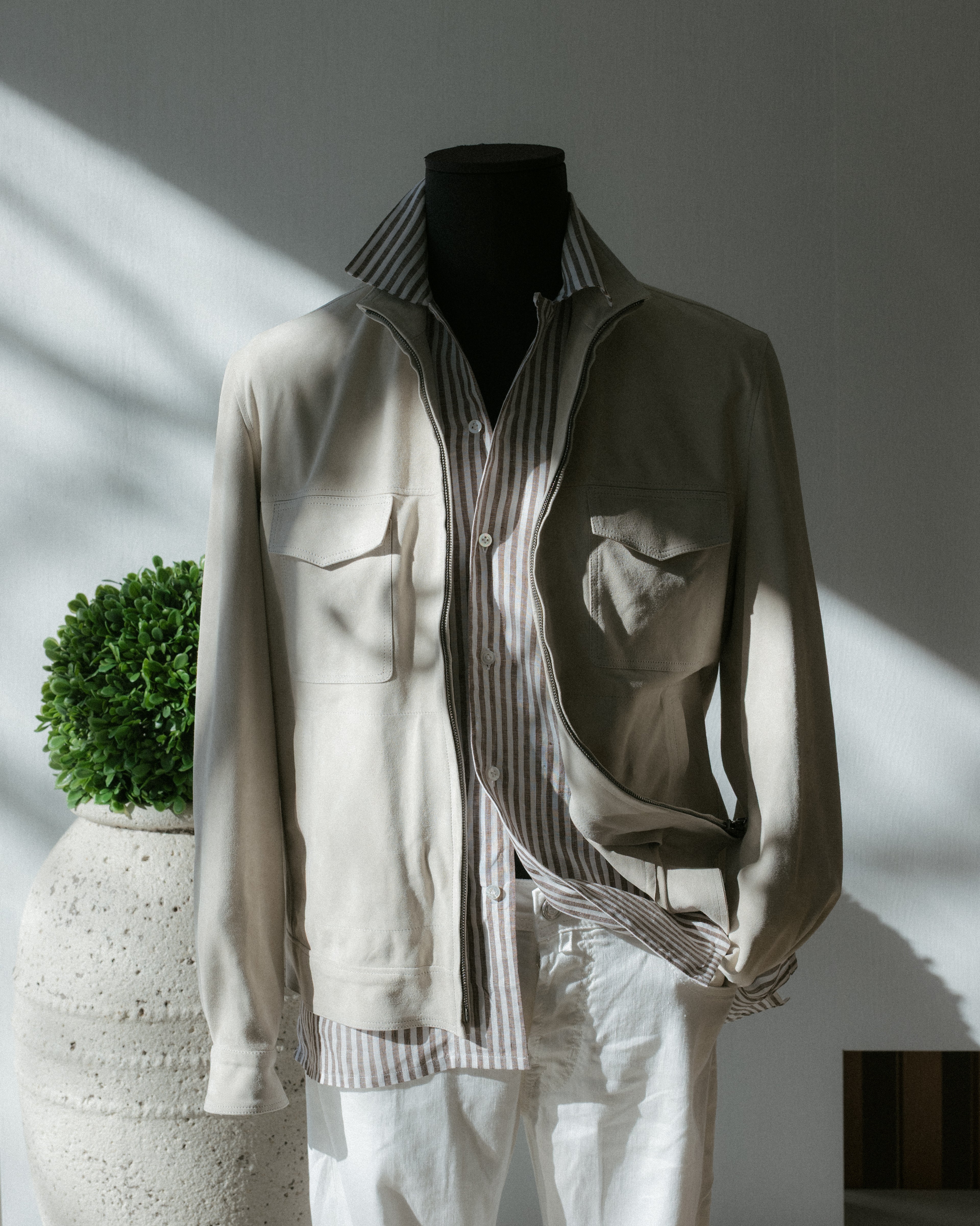 Handmade Suede Bomber