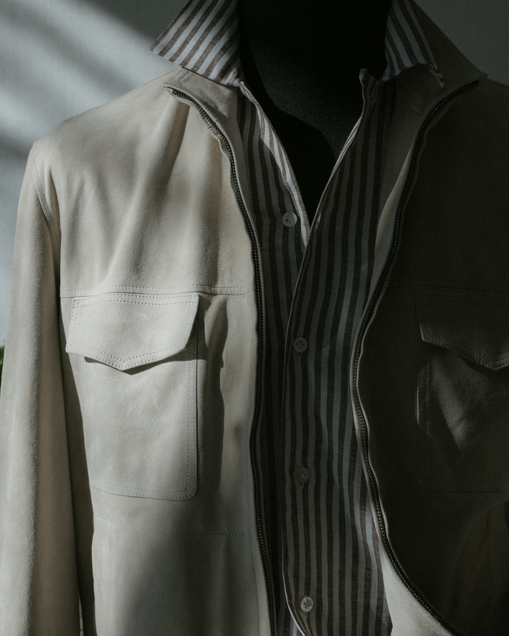 Handmade Suede Bomber