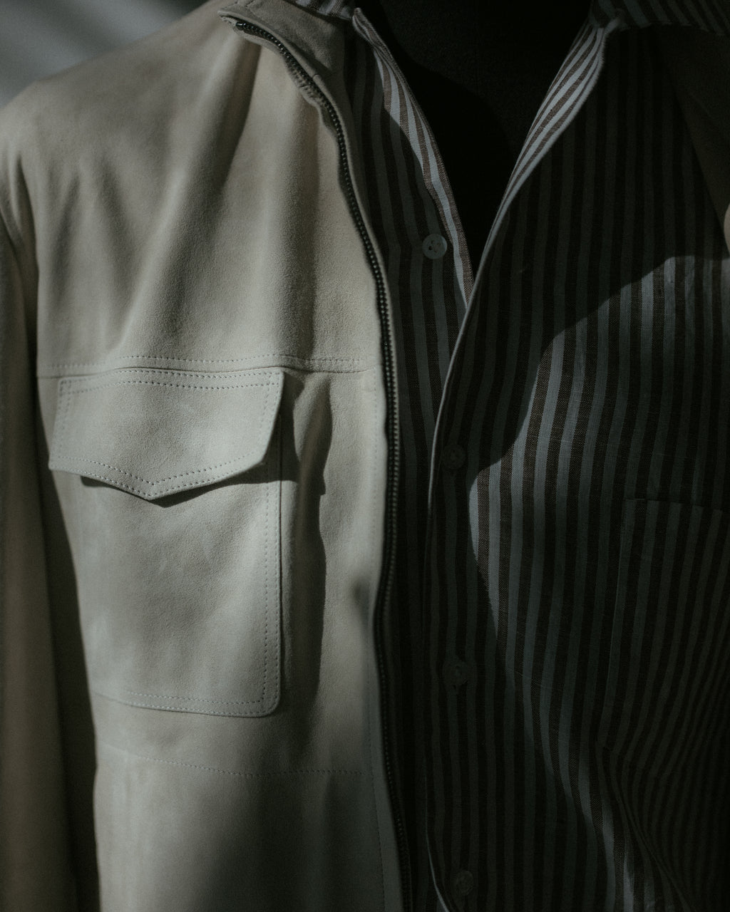 Handmade Suede Bomber