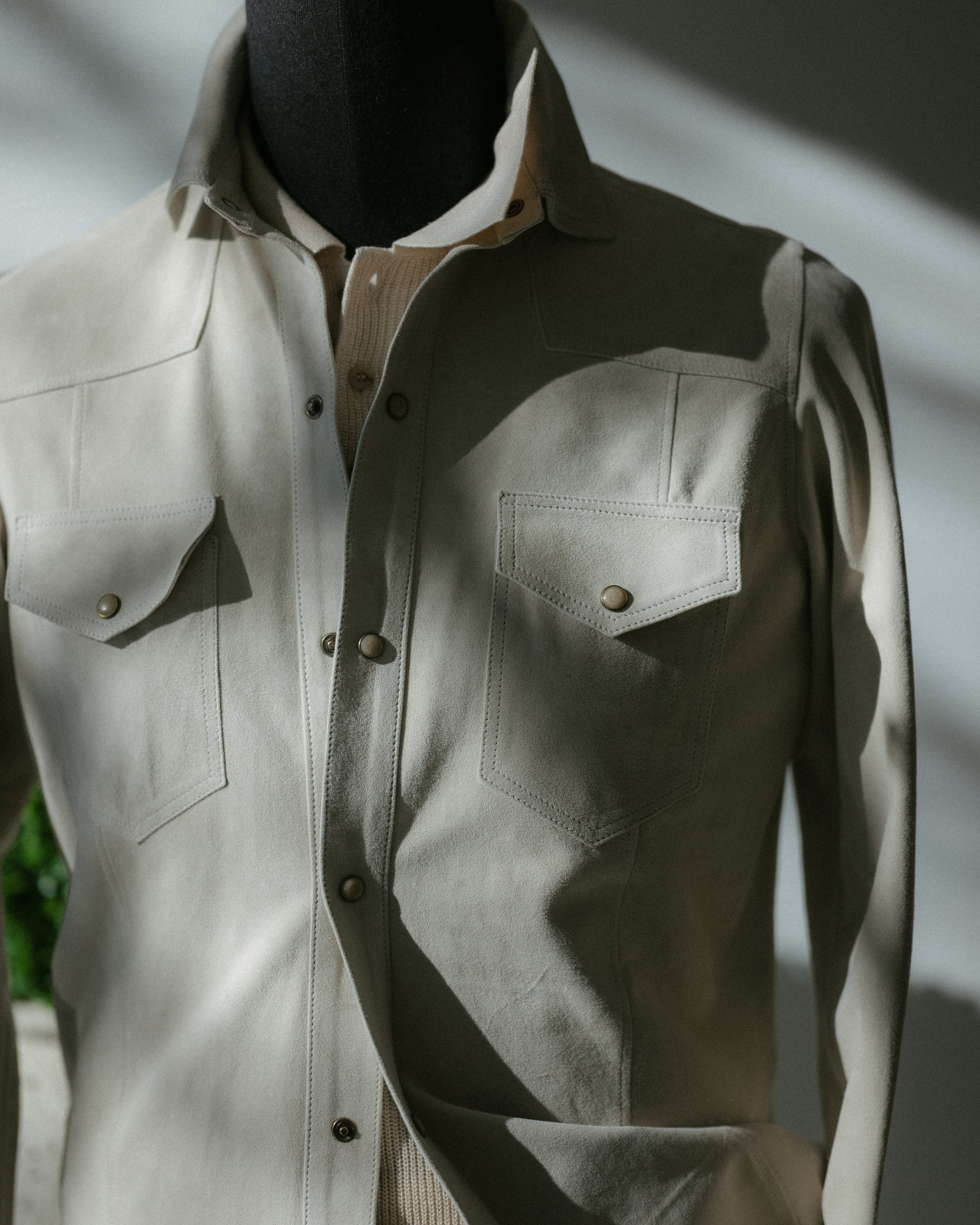 Handmade Suede Western Overshirt