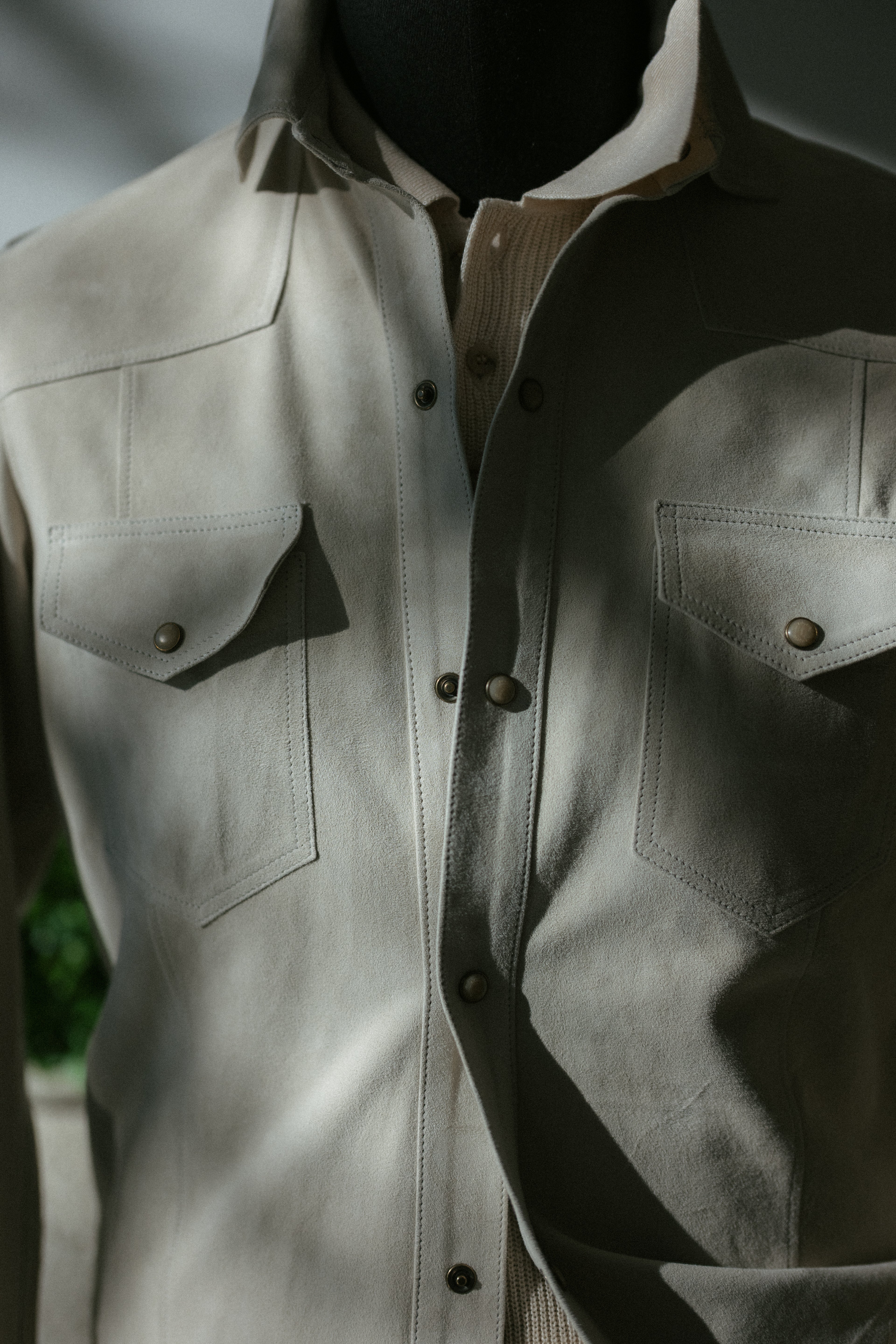 Handmade Suede Western Overshirt