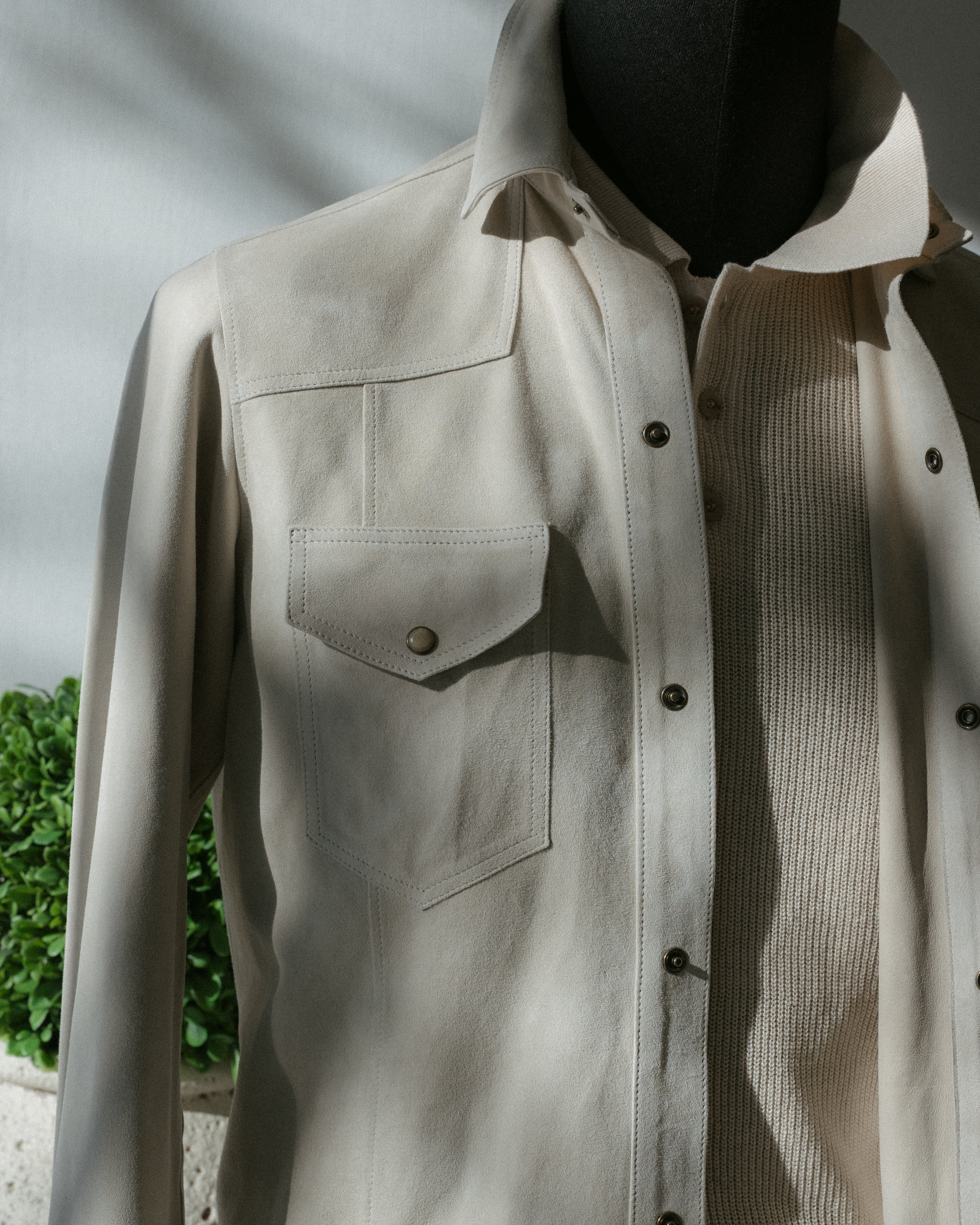 Handmade Suede Western Overshirt