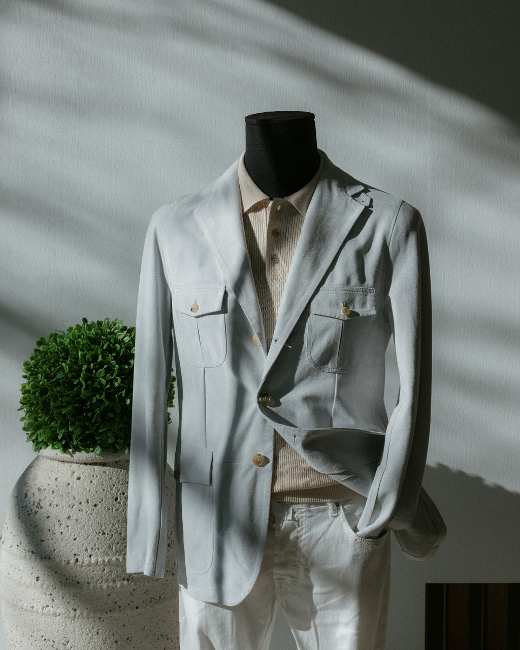 Handmade Suede Safari Blazer