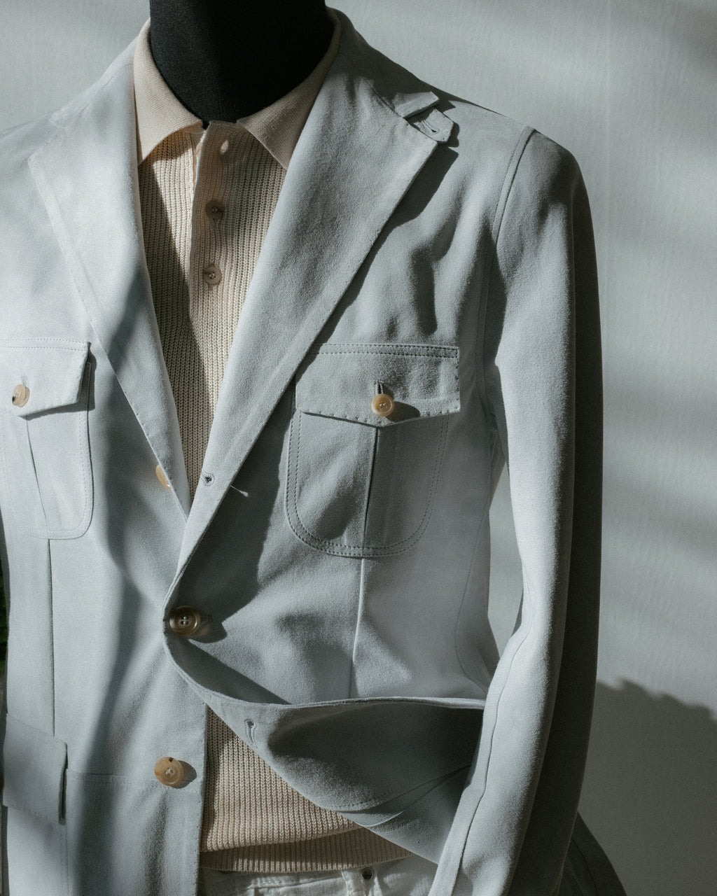 Handmade Suede Safari Blazer