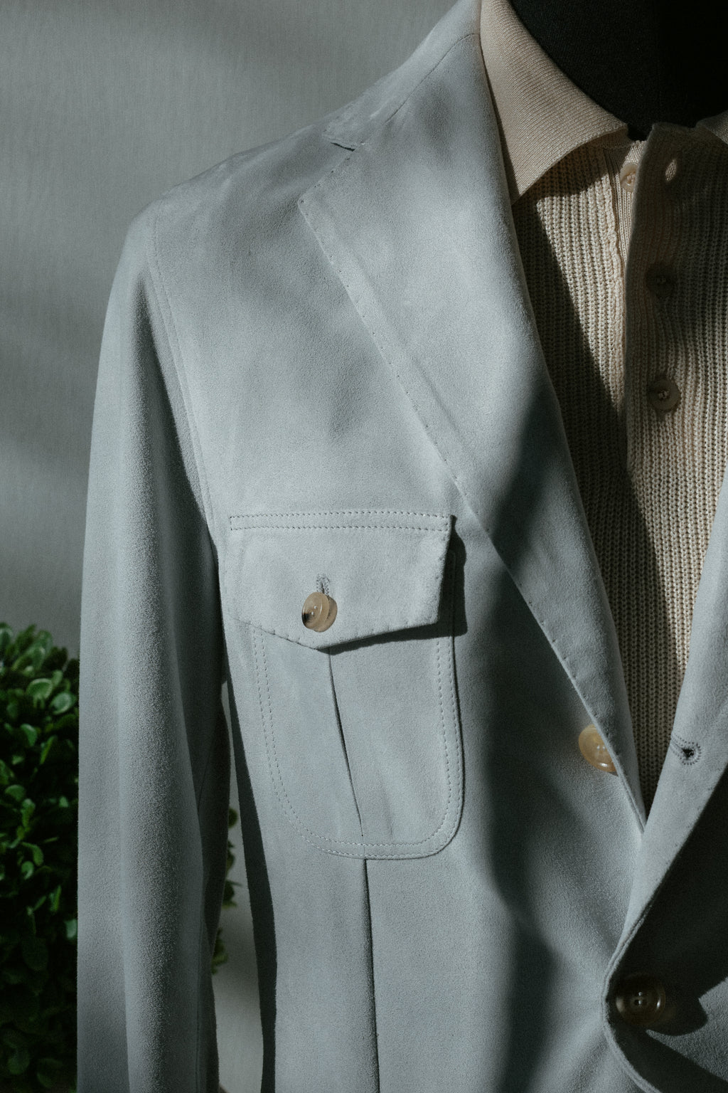 Handmade Suede Safari Blazer