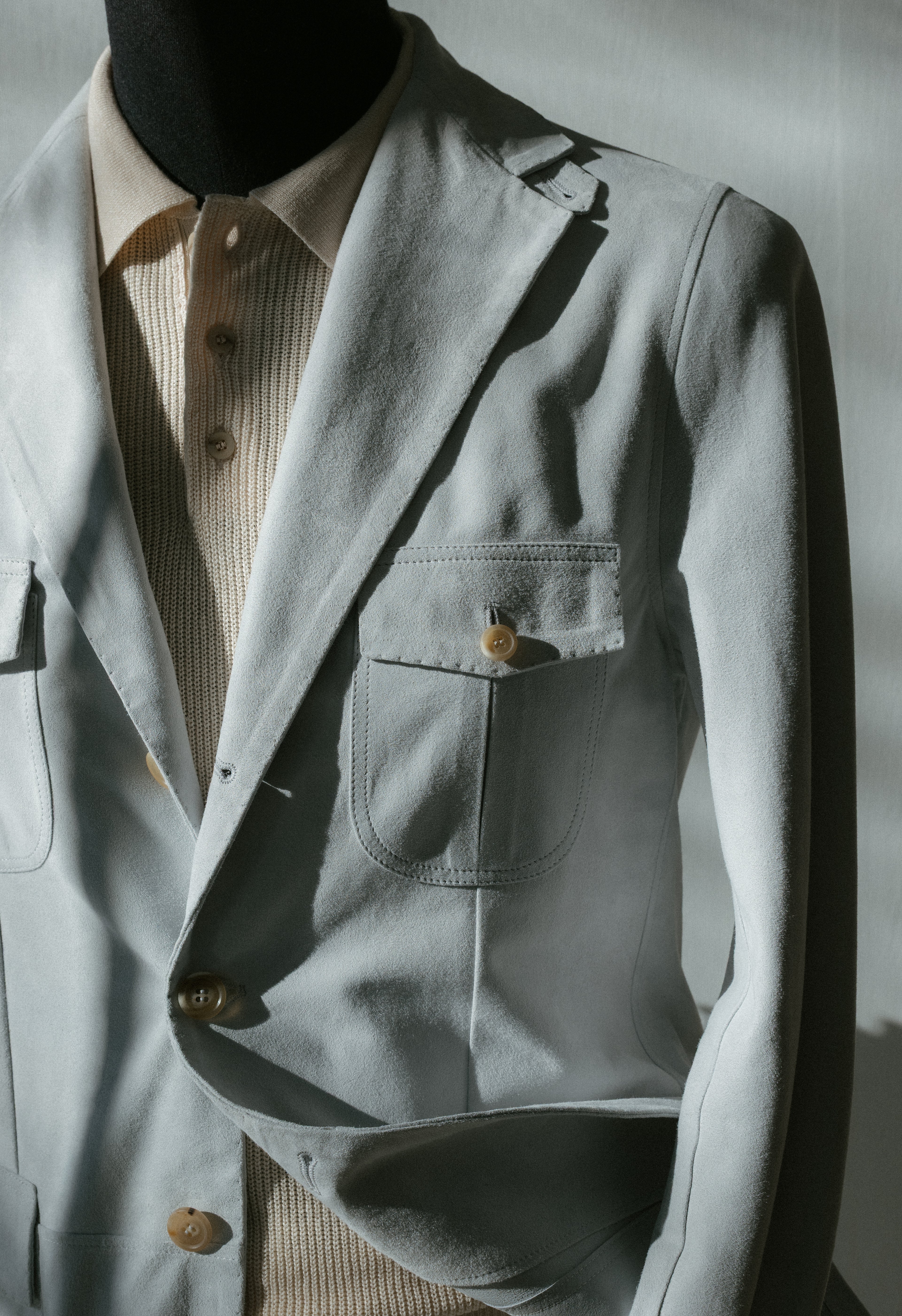 Handmade Suede Safari Blazer