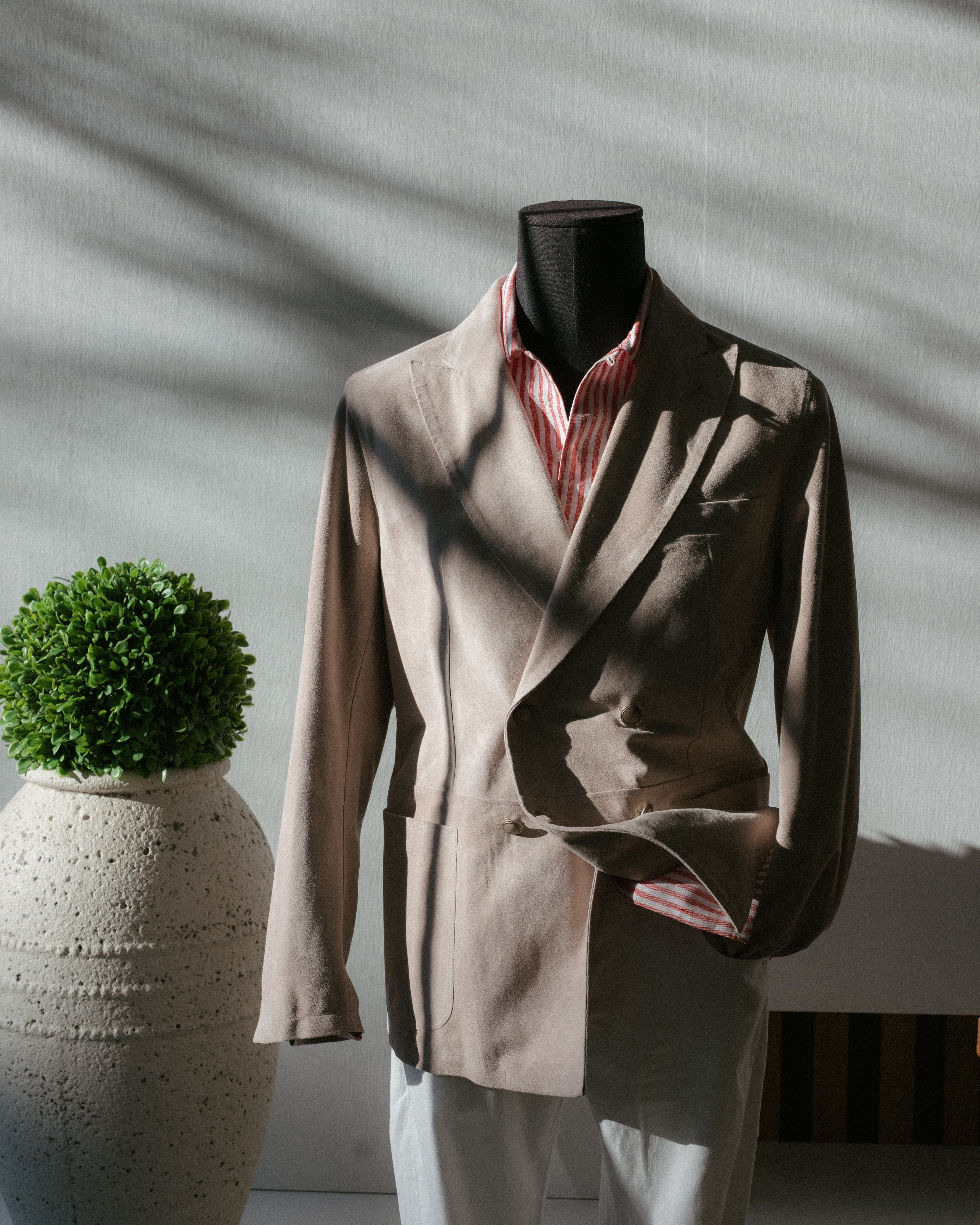 Handmade Suede Blazer in DB