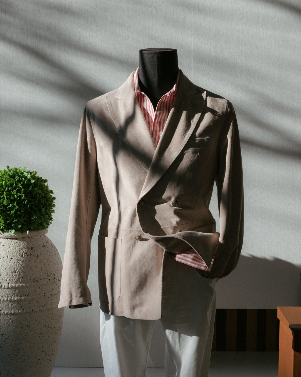 Handmade Suede Blazer in DB