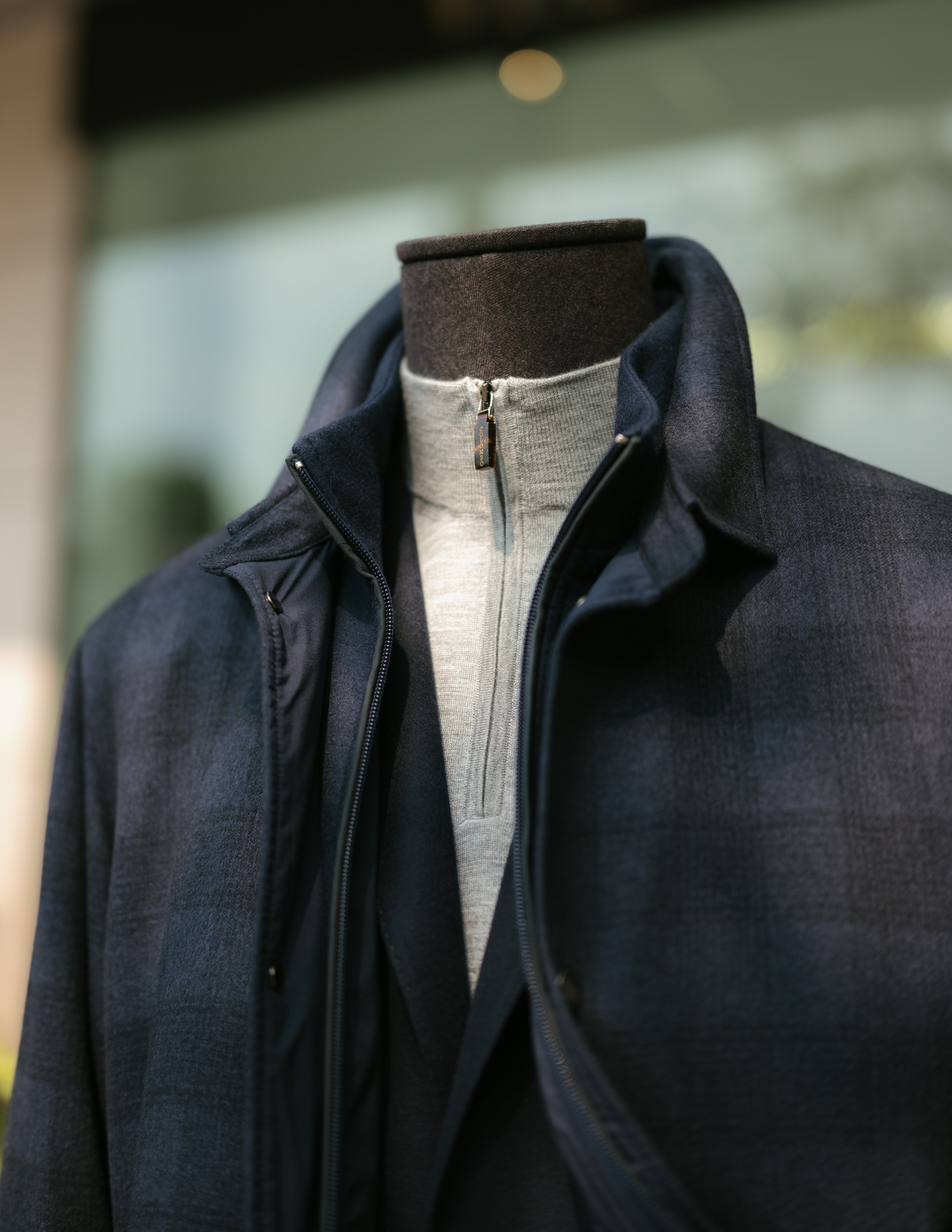Cashmere & Silk Car Coat