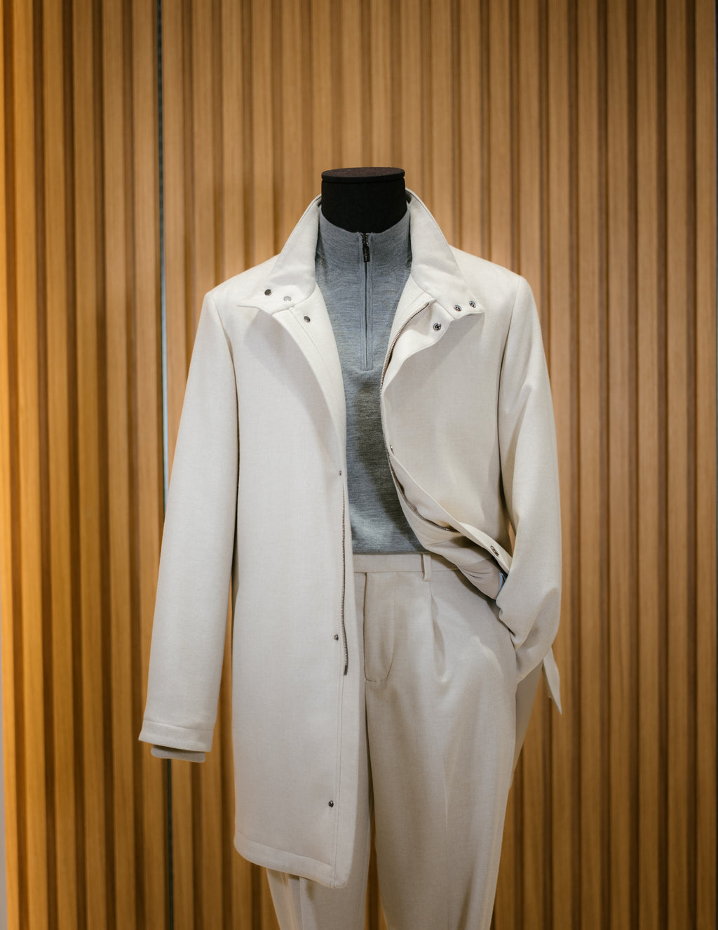 Car Coat in Yangir Cashmere