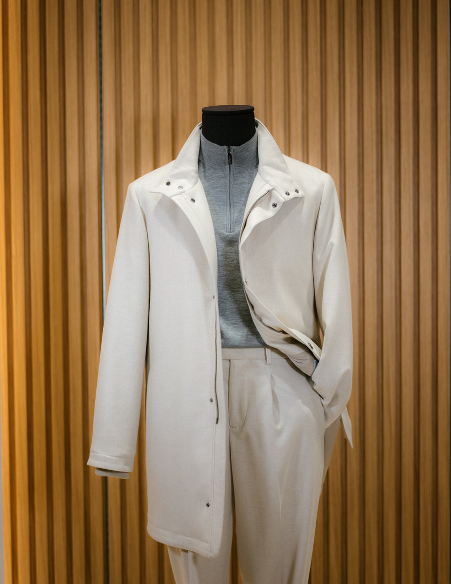 Car Coat in Yangir Cashmere