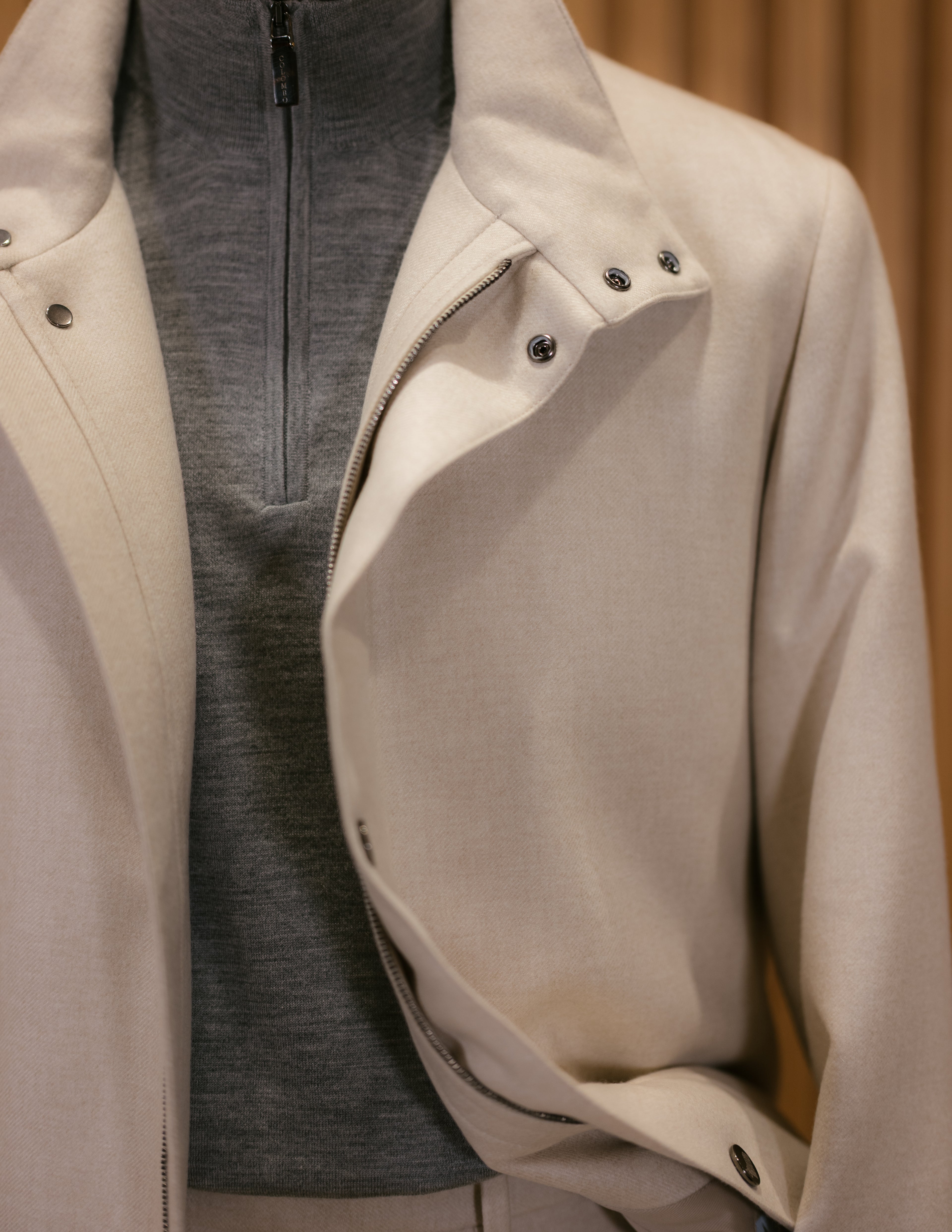 Car Coat in Yangir Cashmere